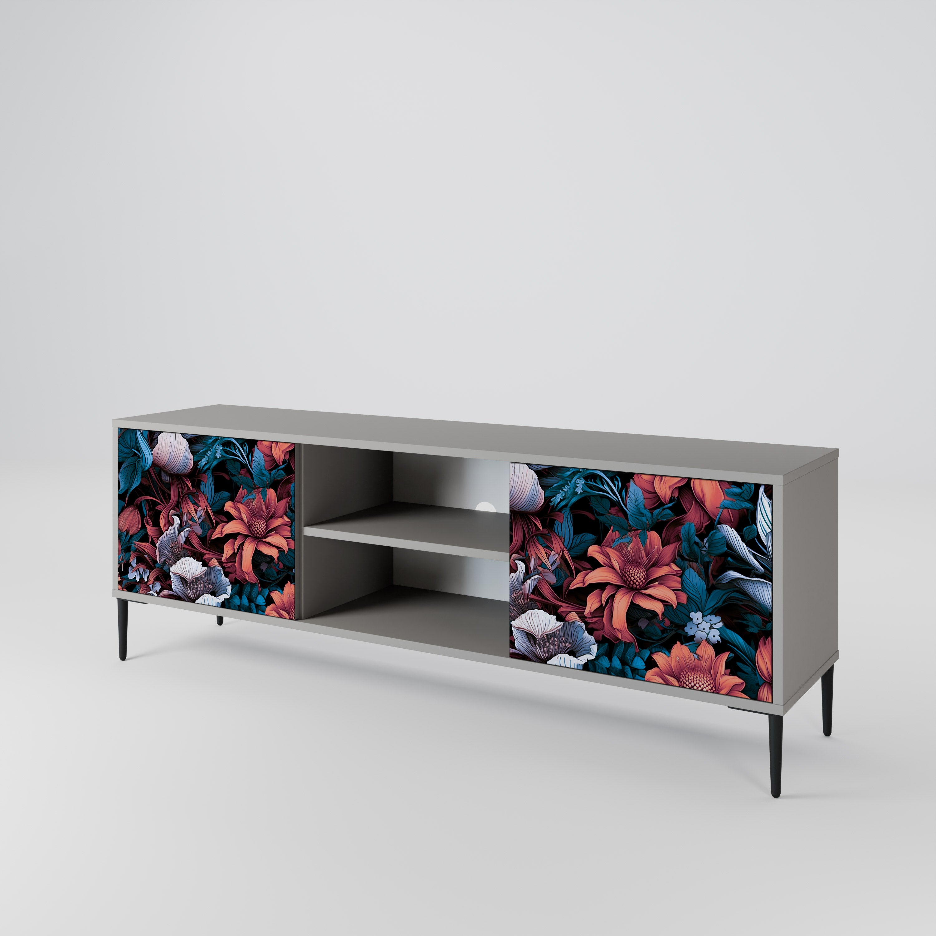 ETHEREAL BLOSSOMS 2-Door TV Cabinet