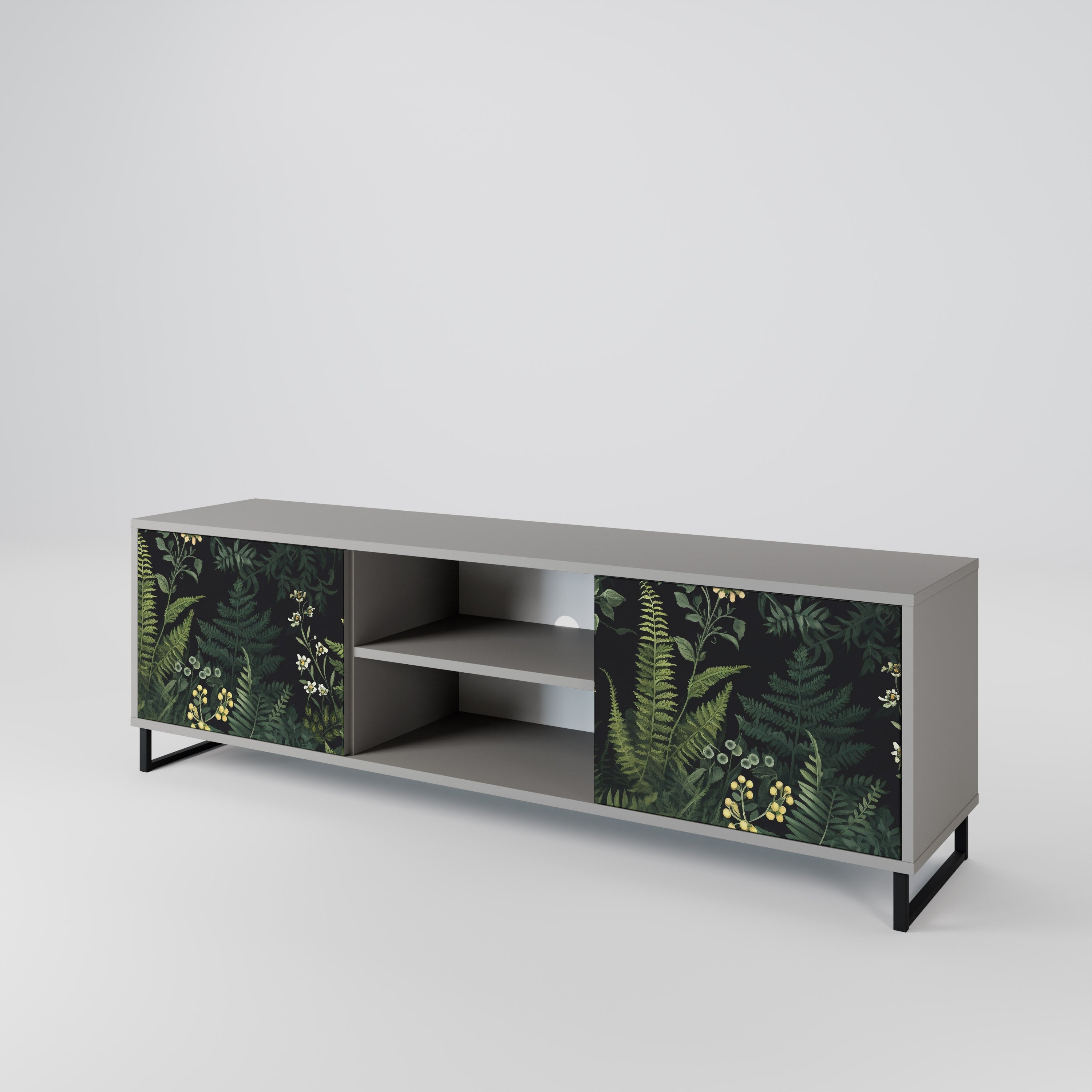 FERN FLOWERS 2-Door TV Cabinet