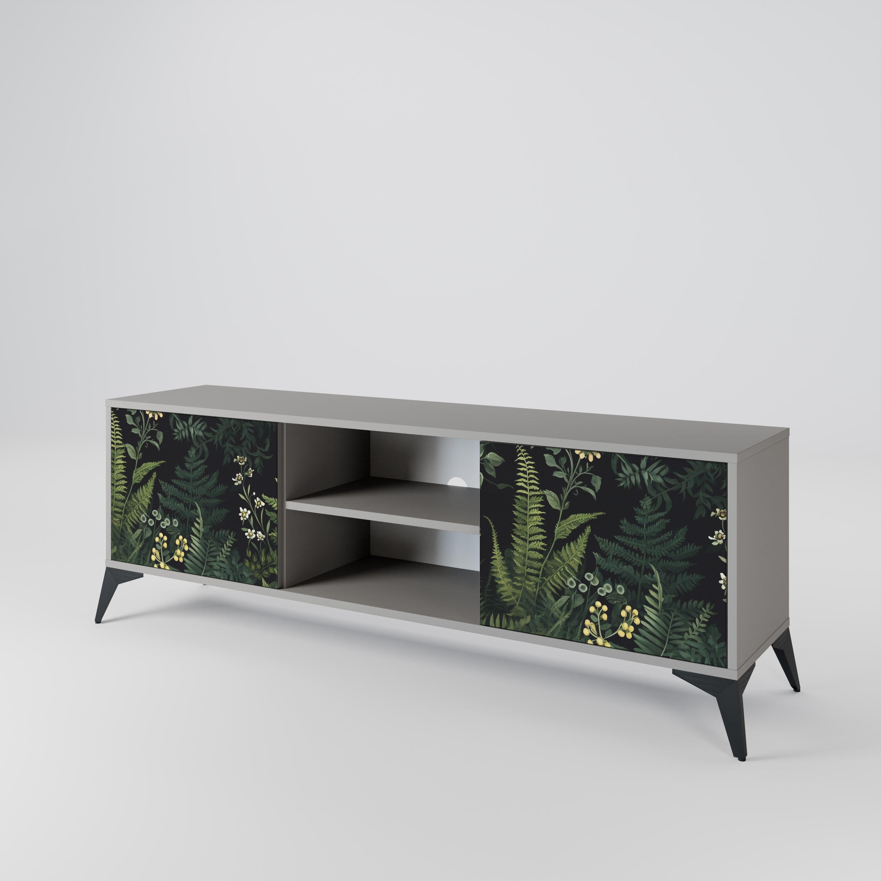 FERN FLOWERS 2-Door TV Cabinet