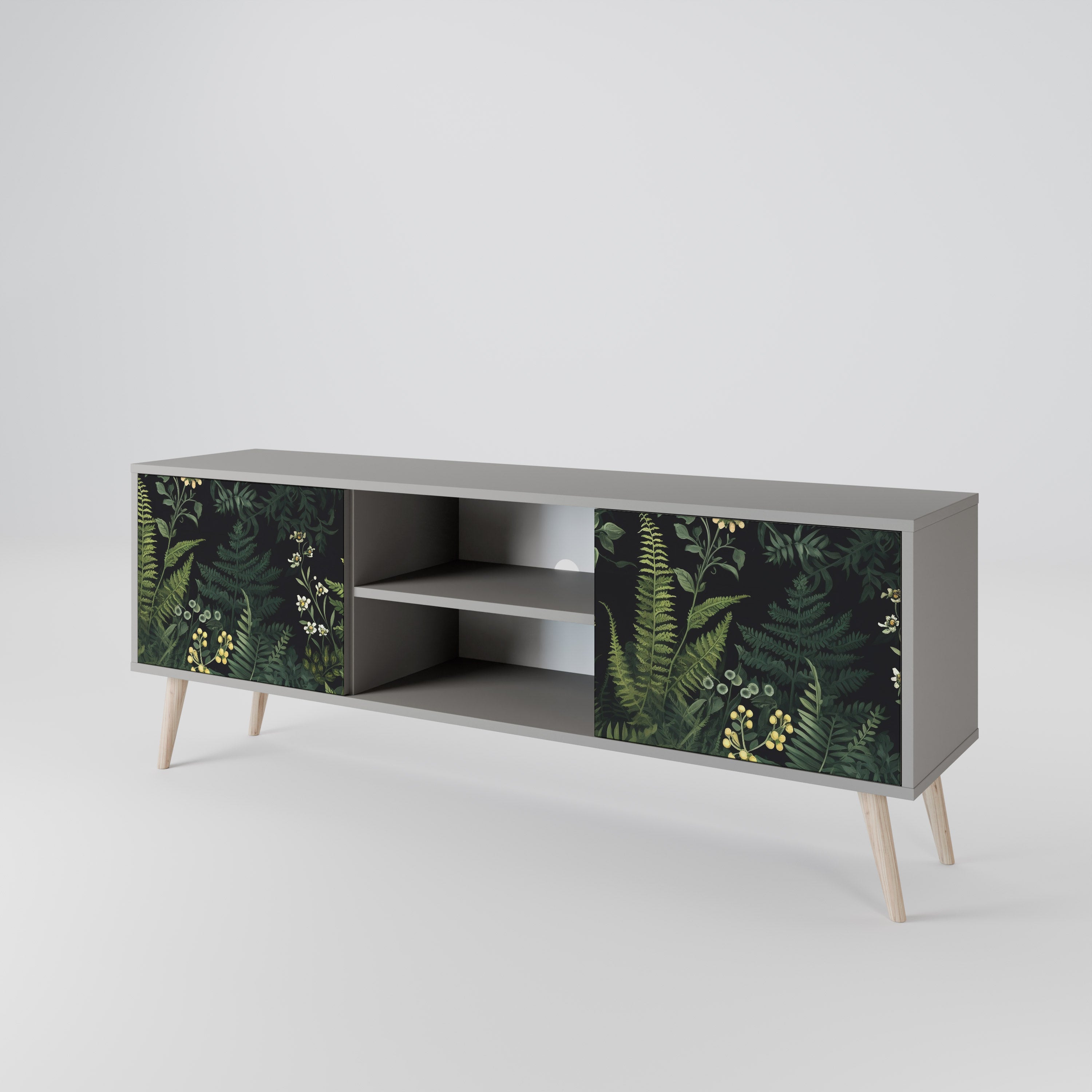 FERN FLOWERS 2-Door TV Cabinet