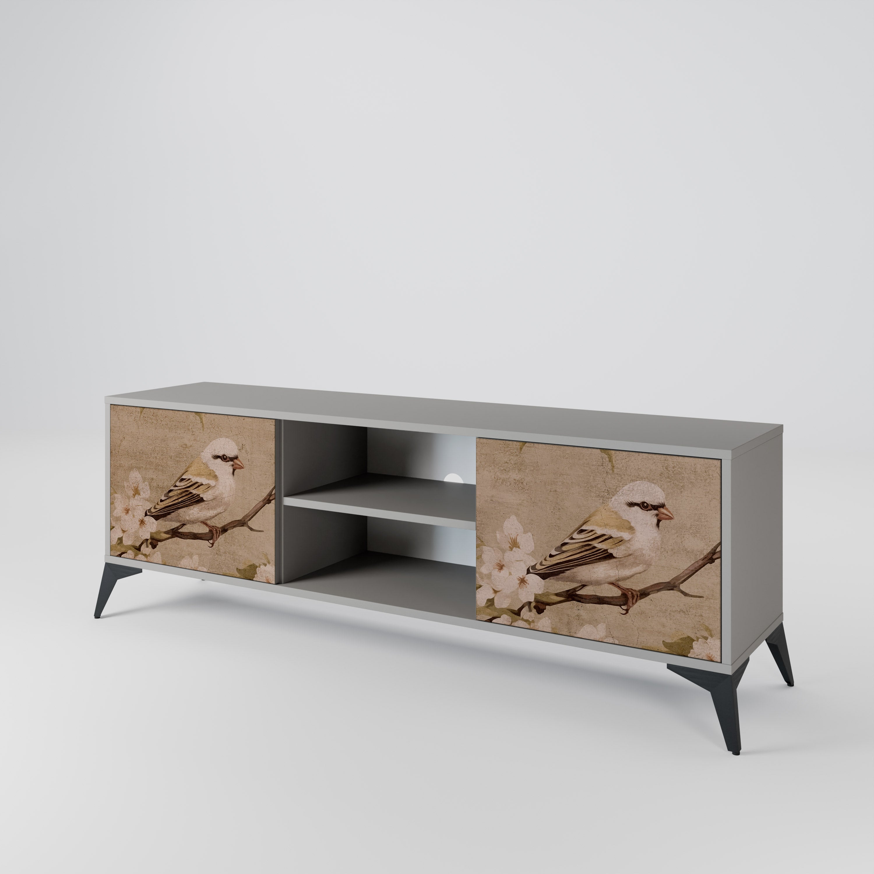 PETAL DISTINGUISH 2-Door TV Cabinet