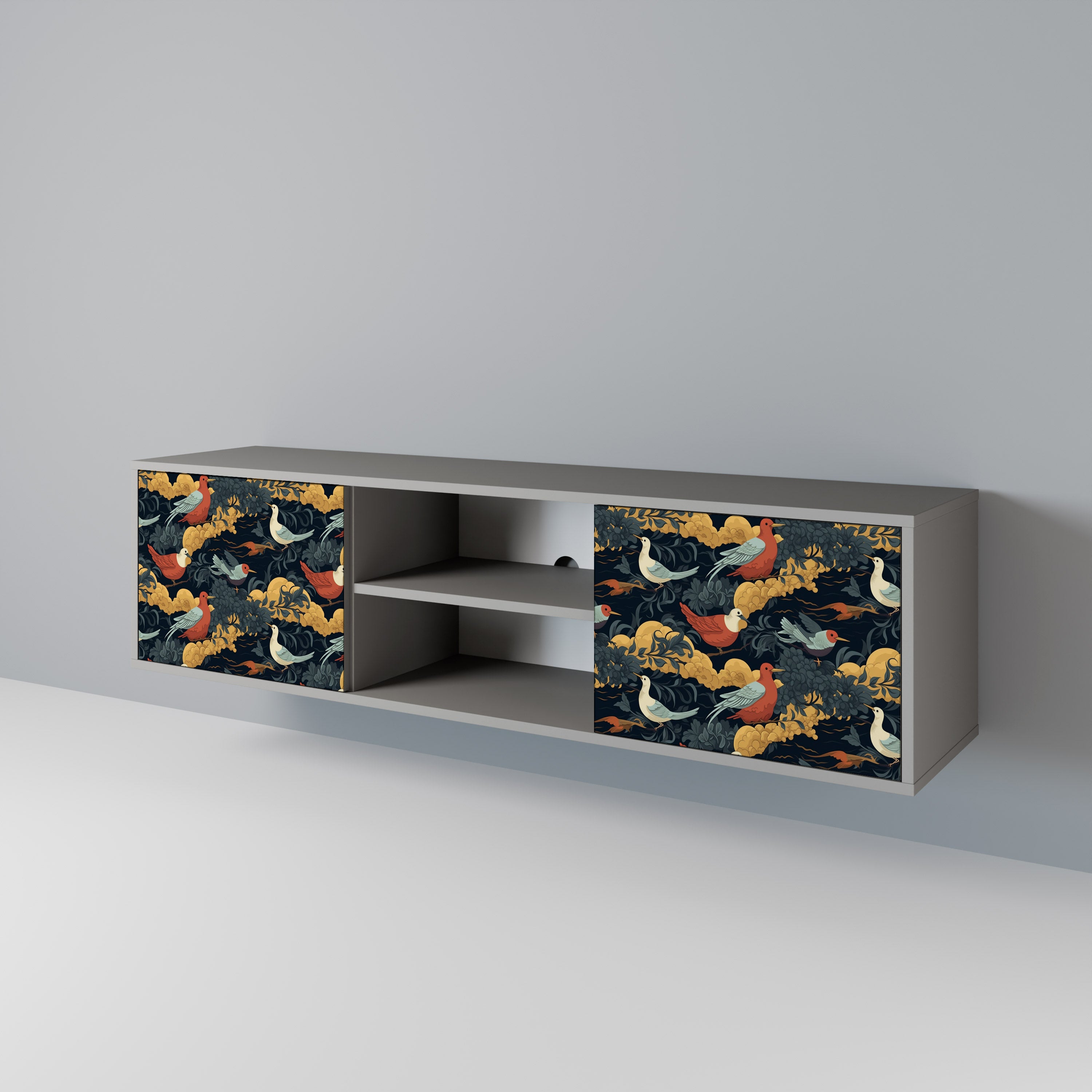 FOWLY DAZE 2-Door TV Cabinet