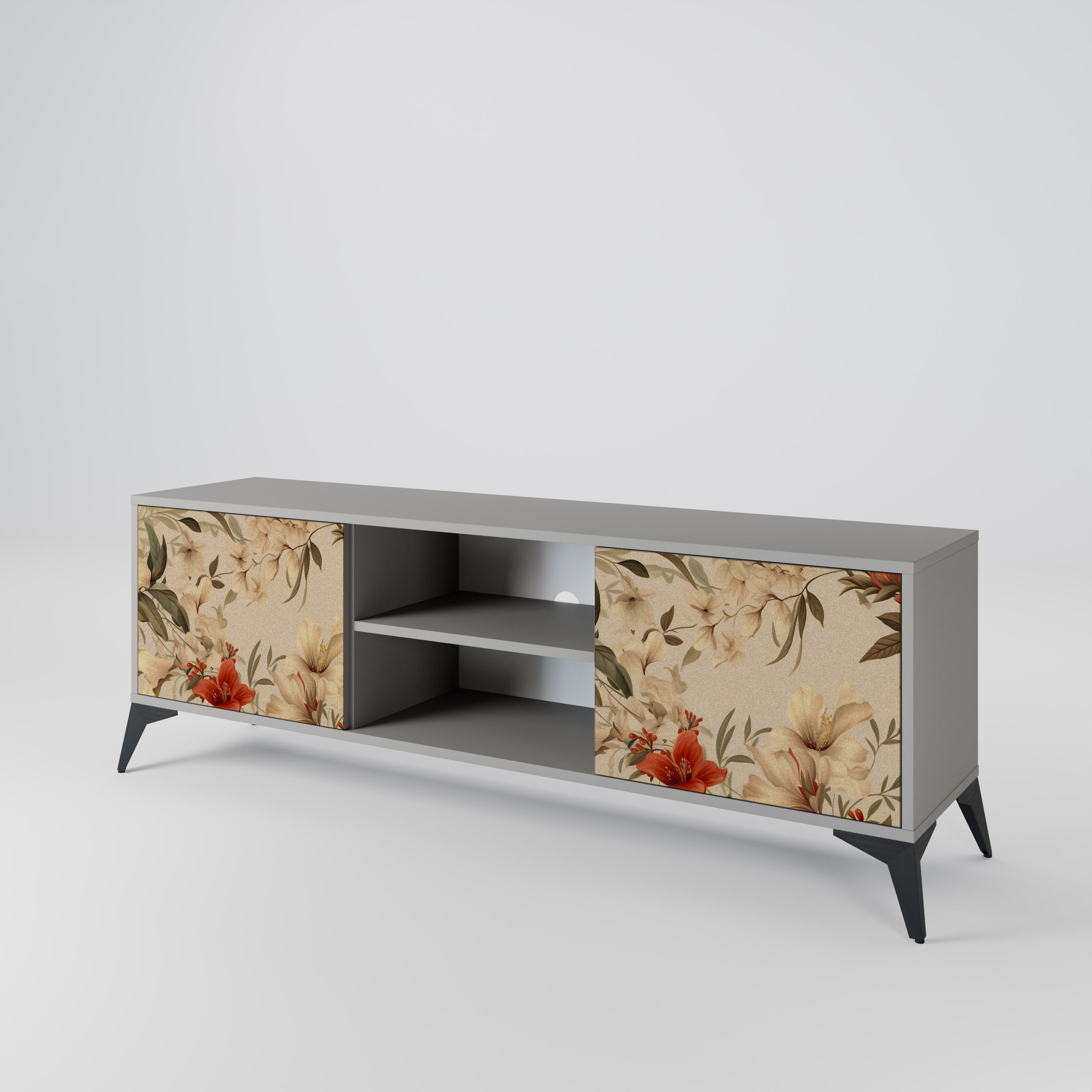 BLOOMING HARMONY 2-Door TV Cabinet