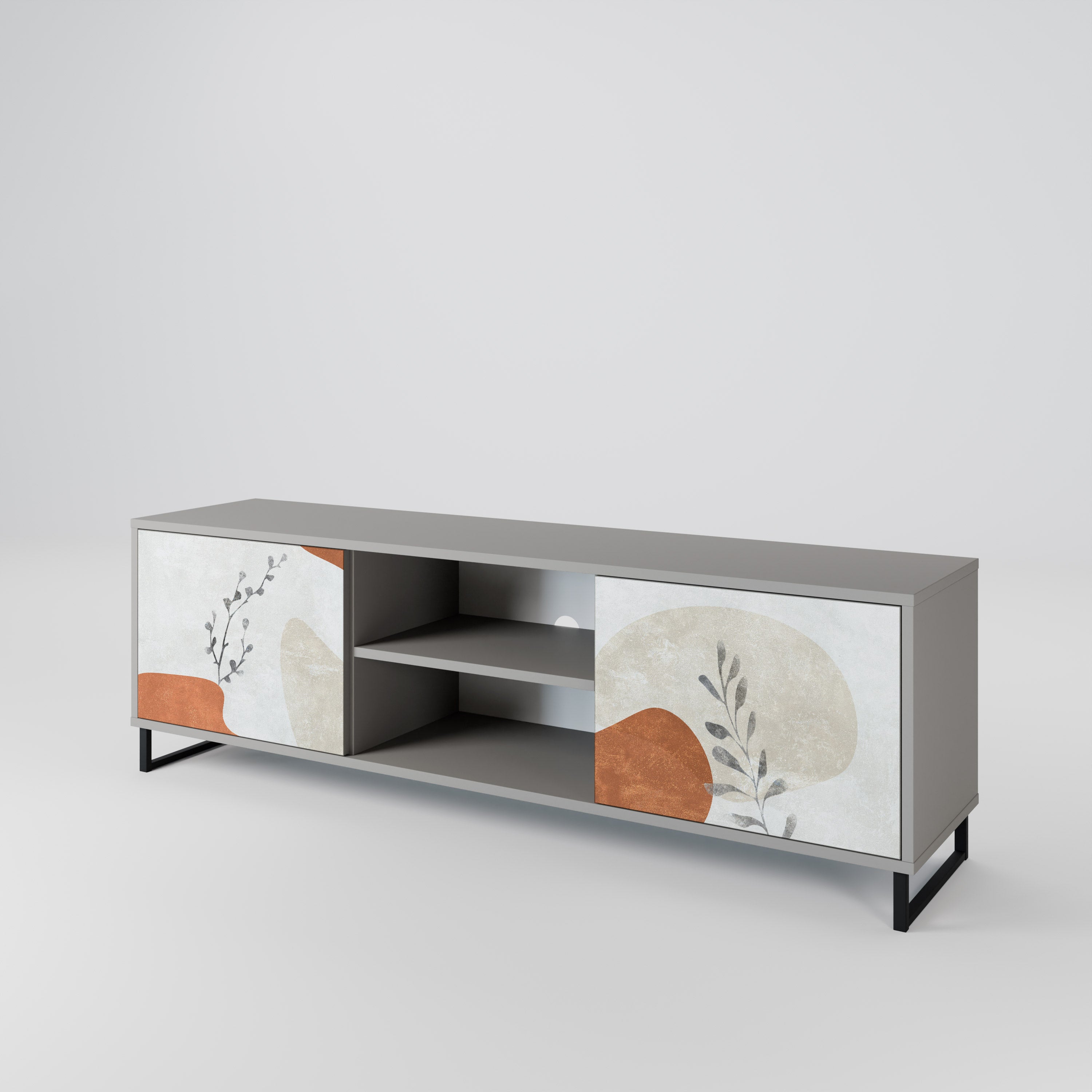 TRANQUIL TWIG 2-Door TV Cabinet