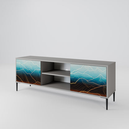 LUNAR SECRETS Mueble de TV de 2 Puertas