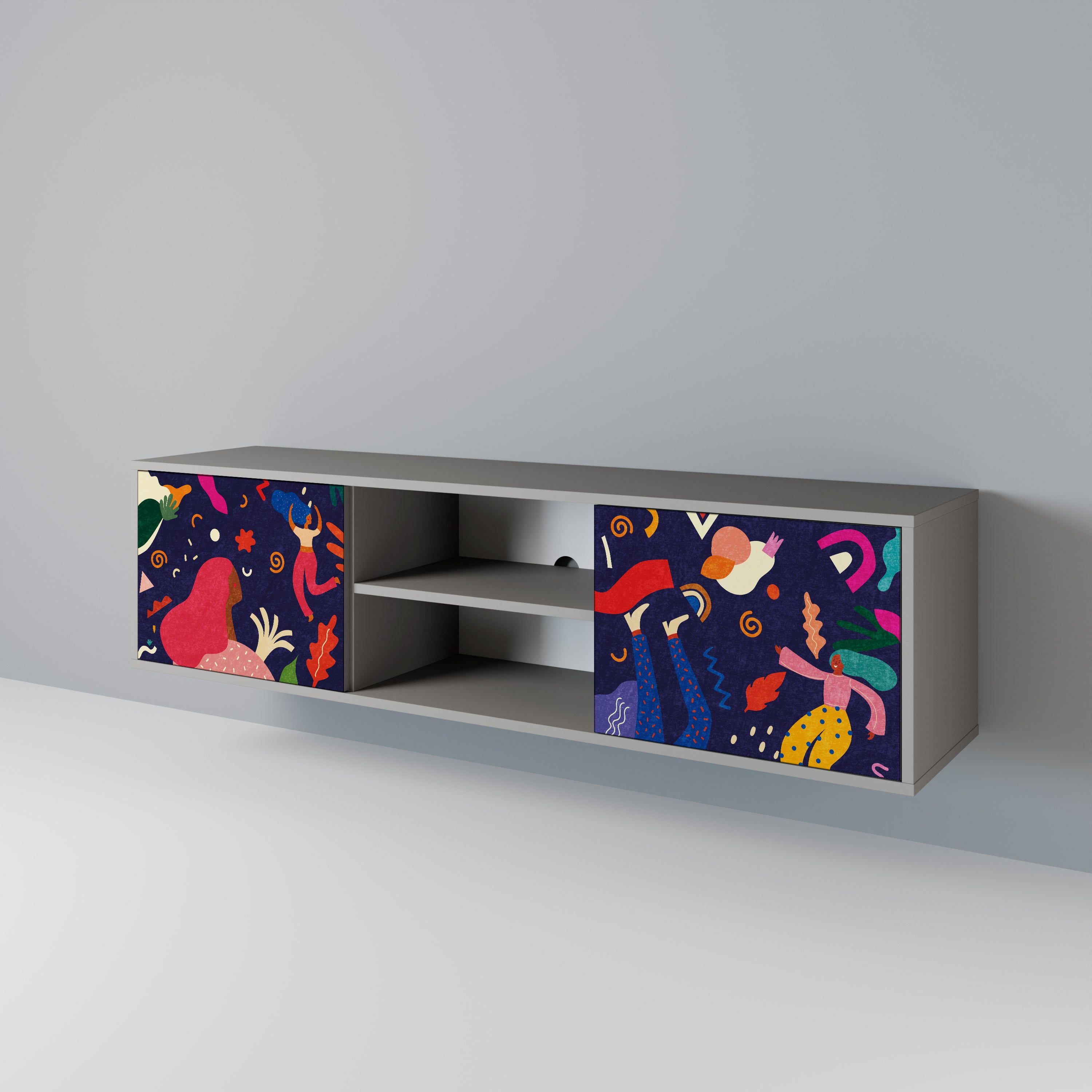 FESTIVE PLEASURES Έπιπλο τηλεόρασης 2-θυρών