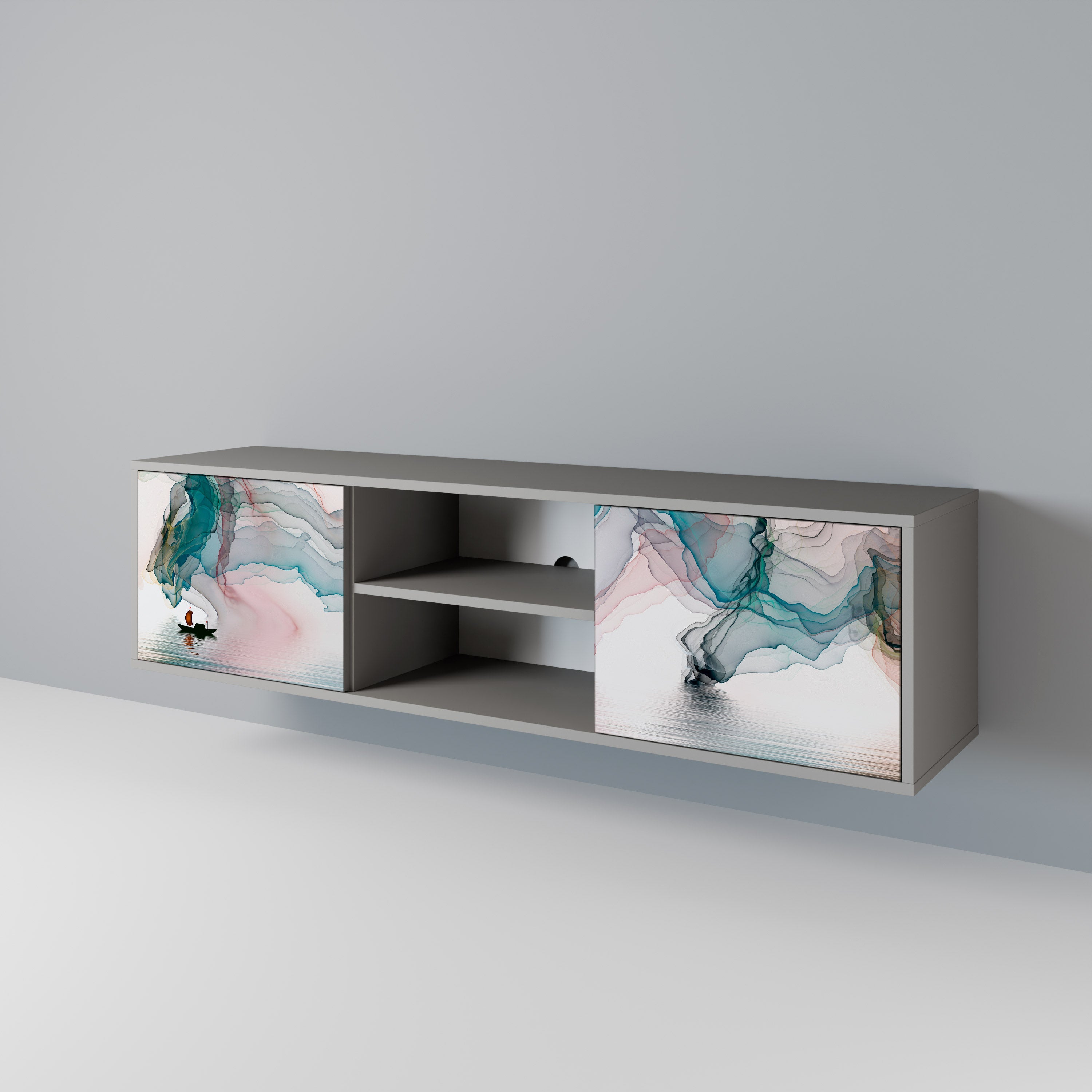 VELVET CROSSING Έπιπλο τηλεόρασης 2-θυρών