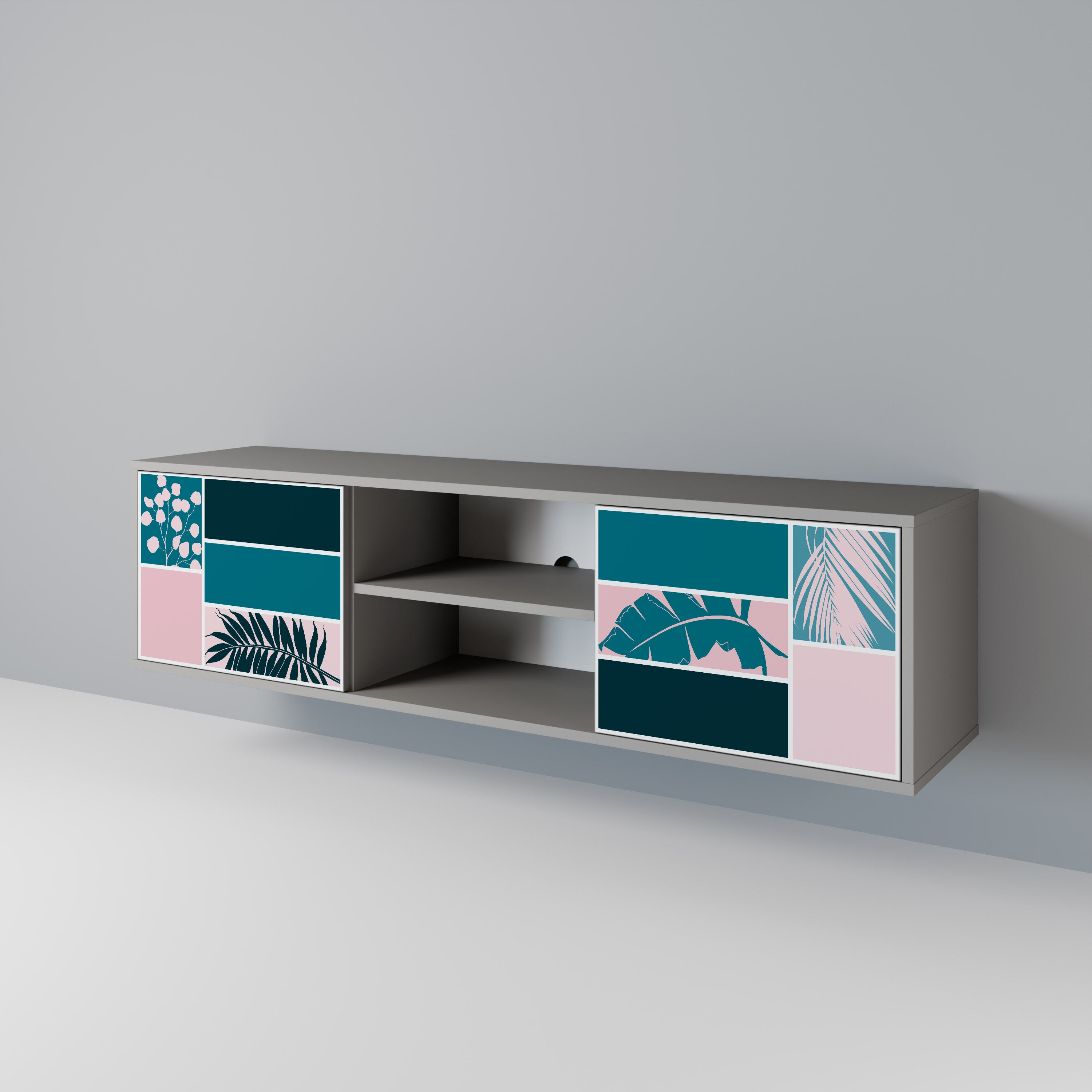 COMBINATION OF SHAPES Έπιπλο τηλεόρασης 2-θυρών