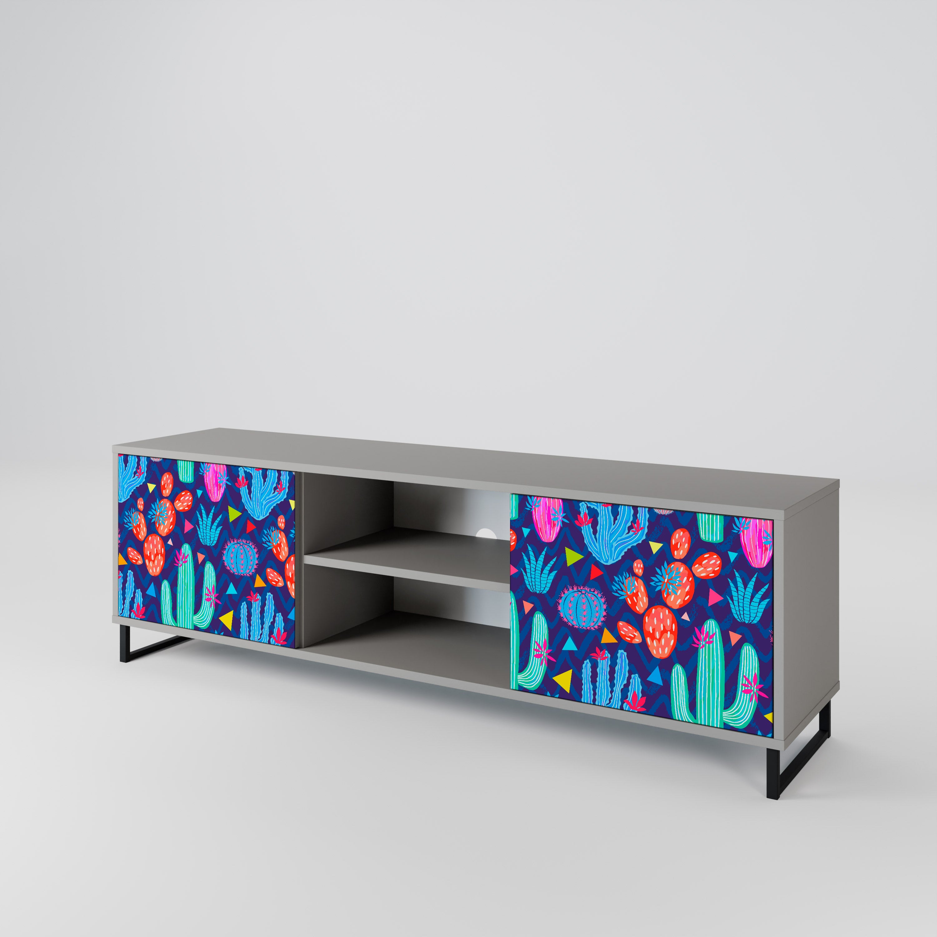 CACTUS VIBES 2-Door TV Cabinet