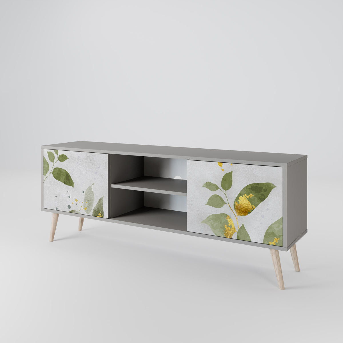 ELEGANT BOTANICS Έπιπλο τηλεόρασης 2-θυρών