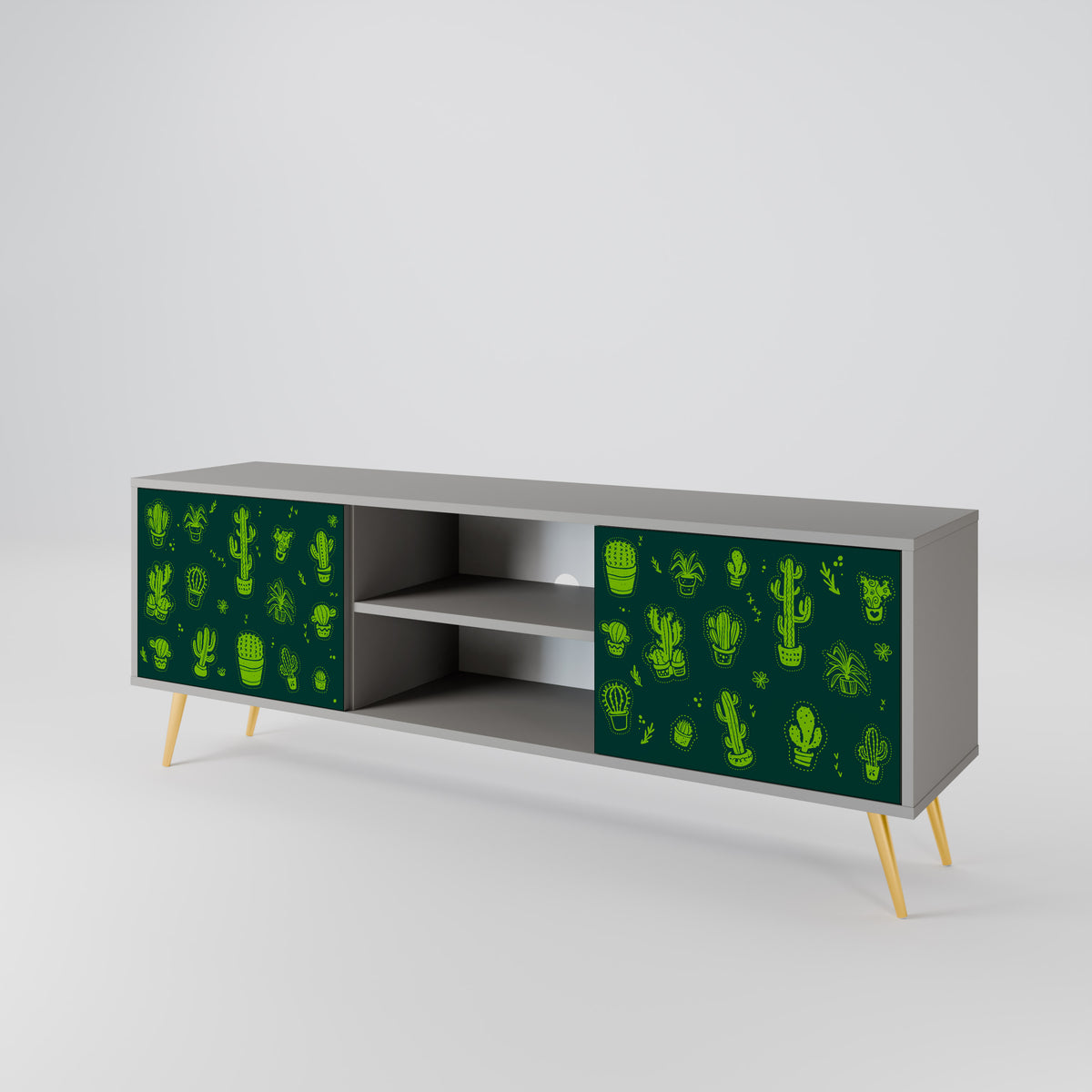 DESERT GREEN Έπιπλο τηλεόρασης 2-θυρών