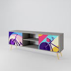 BIKE DREAMS 2-Door TV Cabinet