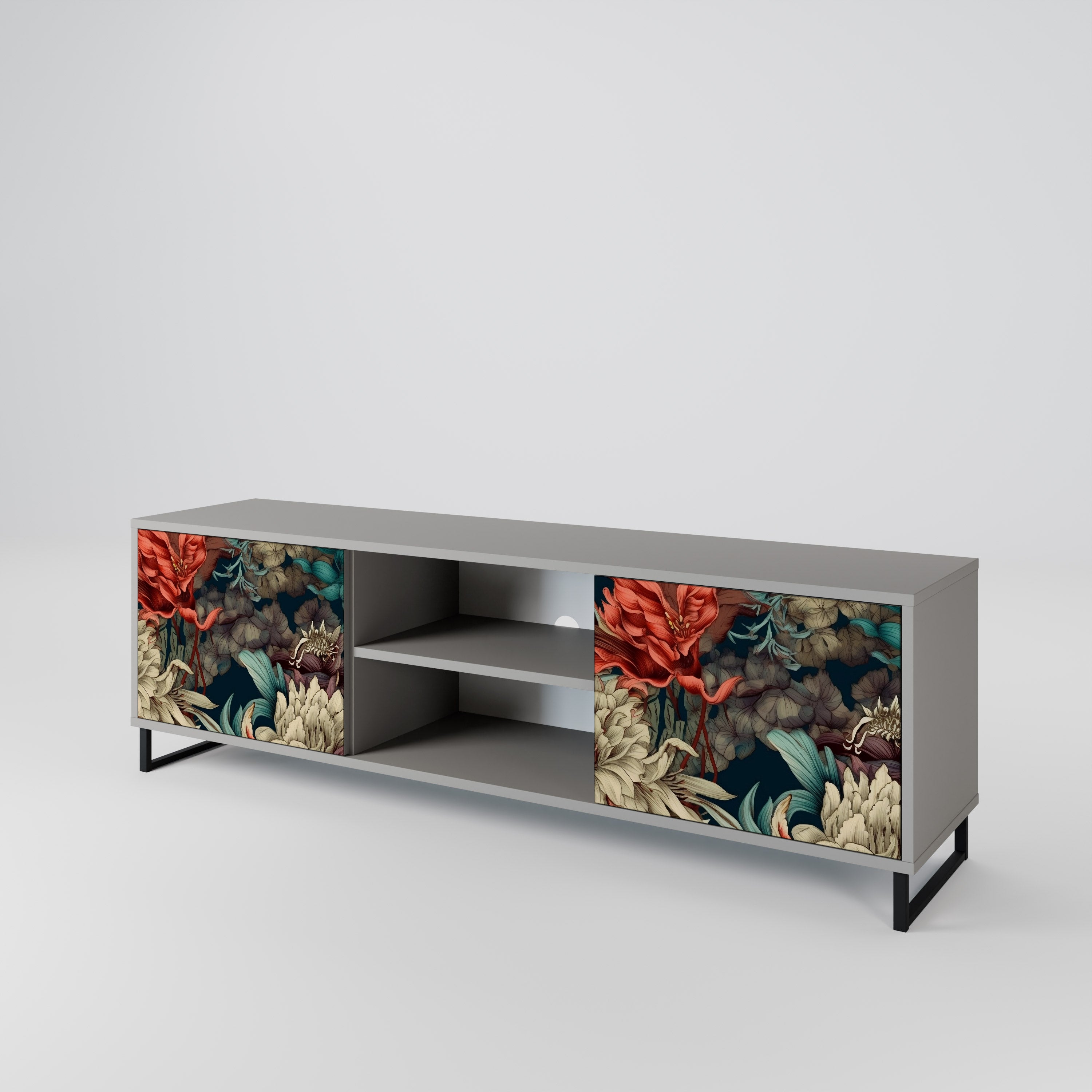SPROUTING GRACE 2-Door TV Cabinet