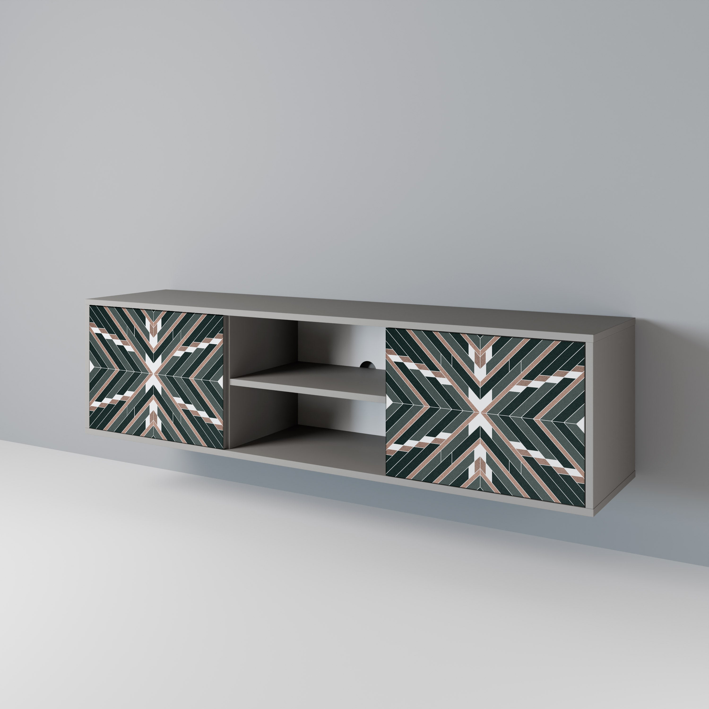 DIMENSION DELIGHTS 2-Door TV Cabinet