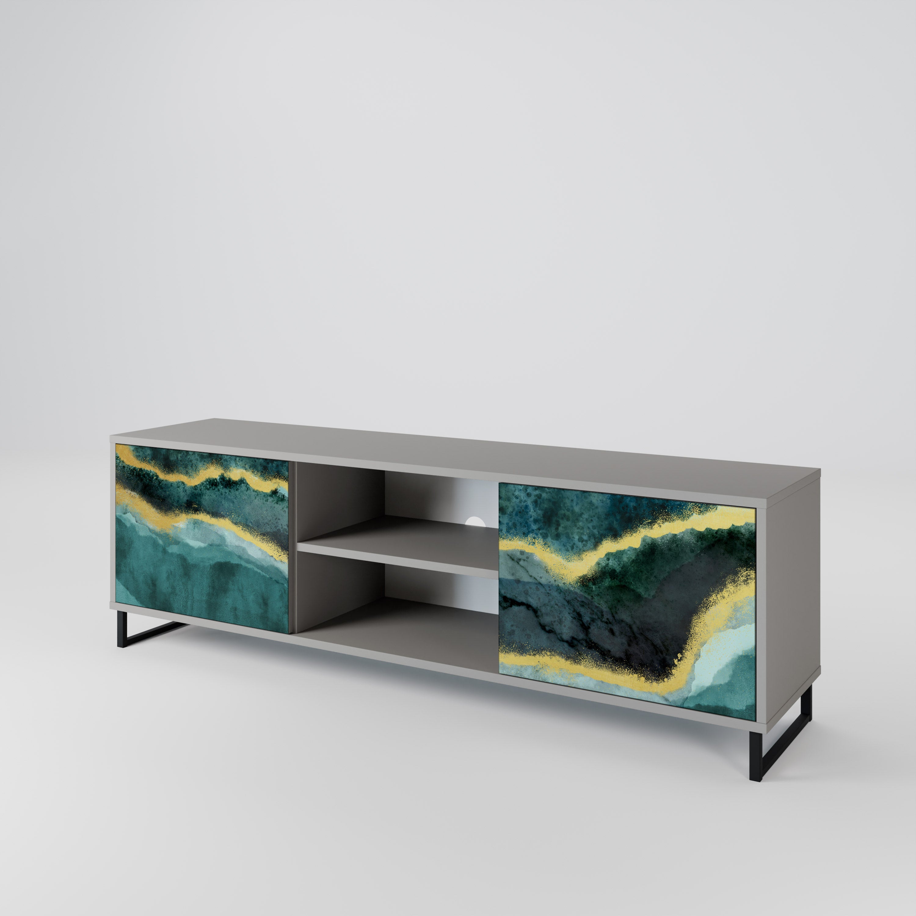 GOLDRUSH ODYSSEY 2-Door TV Cabinet