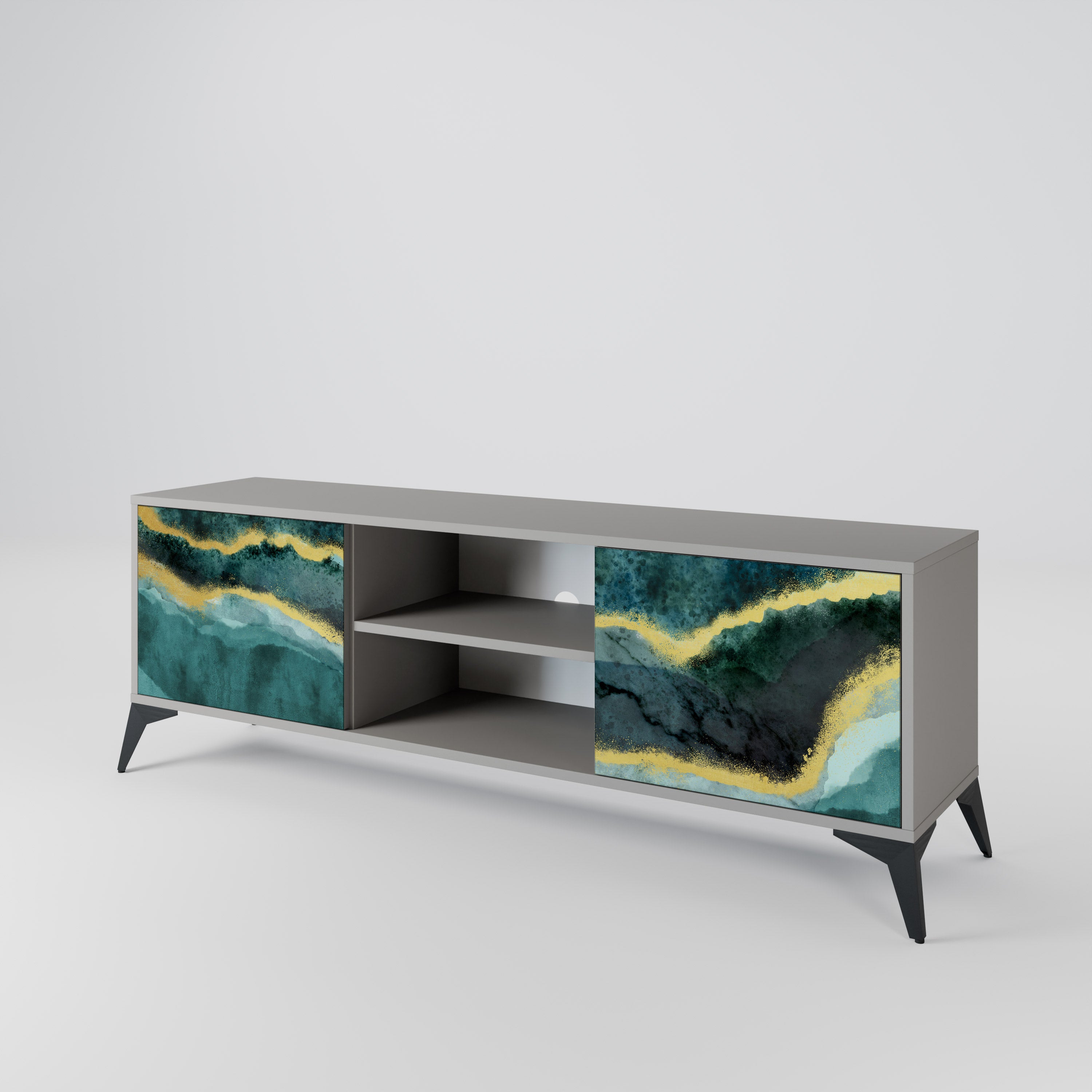 GOLDRUSH ODYSSEY 2-Door TV Cabinet