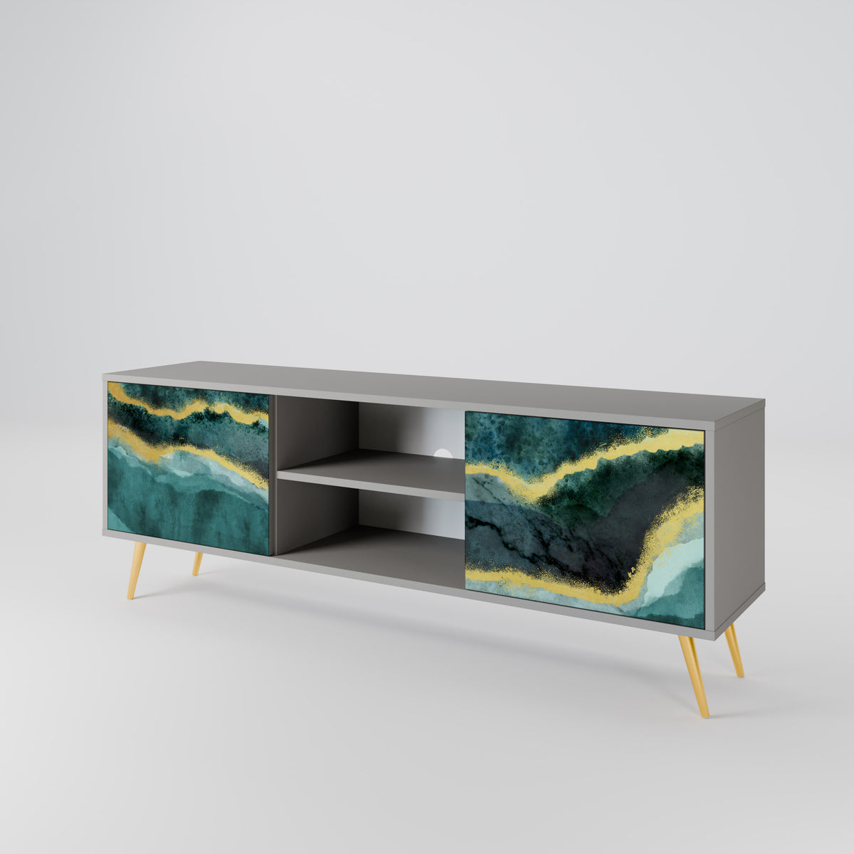 GOLDRUSH ODYSSEY 2-Door TV Cabinet