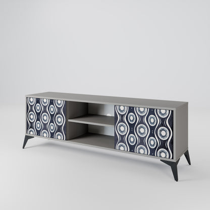 GRAPHITE EYES Mueble de TV de 2 Puertas