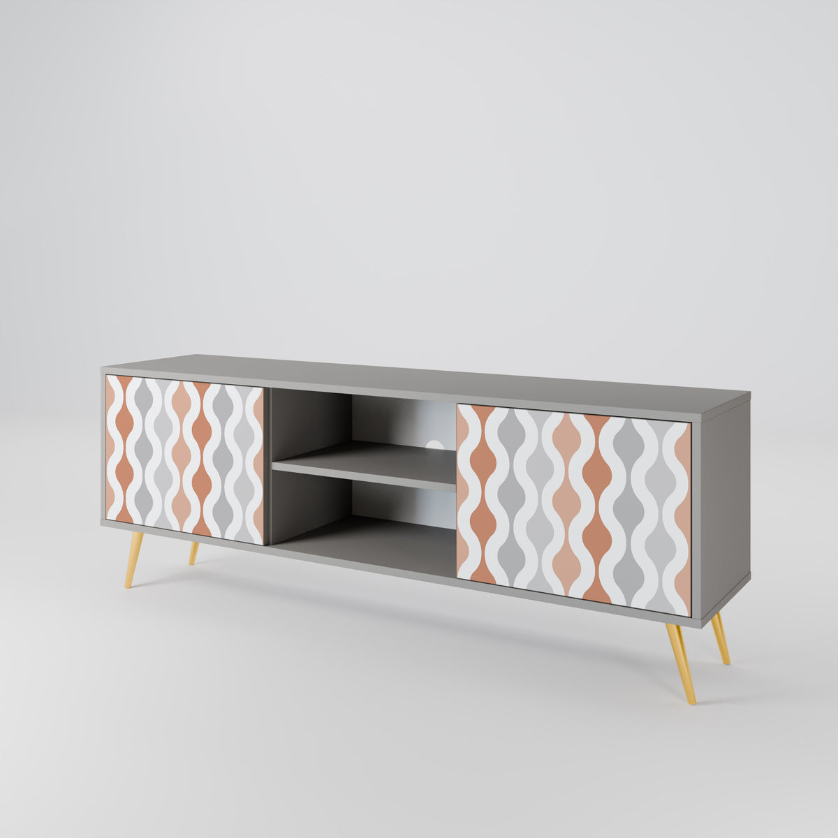 HAZY NOSTALGIA 2-Door TV Cabinet