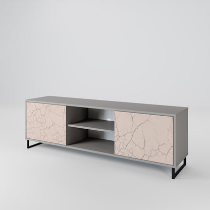 CERAMIC TEXTURE Mueble de TV de 2 Puertas