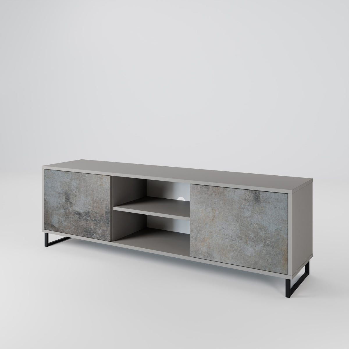 CONCRETE WALL 2-türiges TV-Lowboard