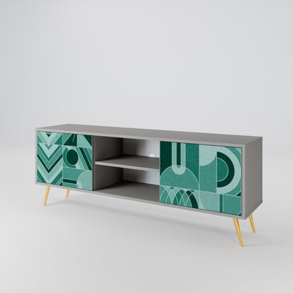 HARMONIC GRID Mueble de TV de 2 Puertas