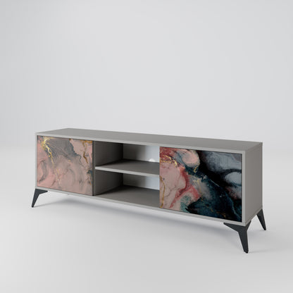 GILDED SWIRLS Mueble de TV de 2 Puertas
