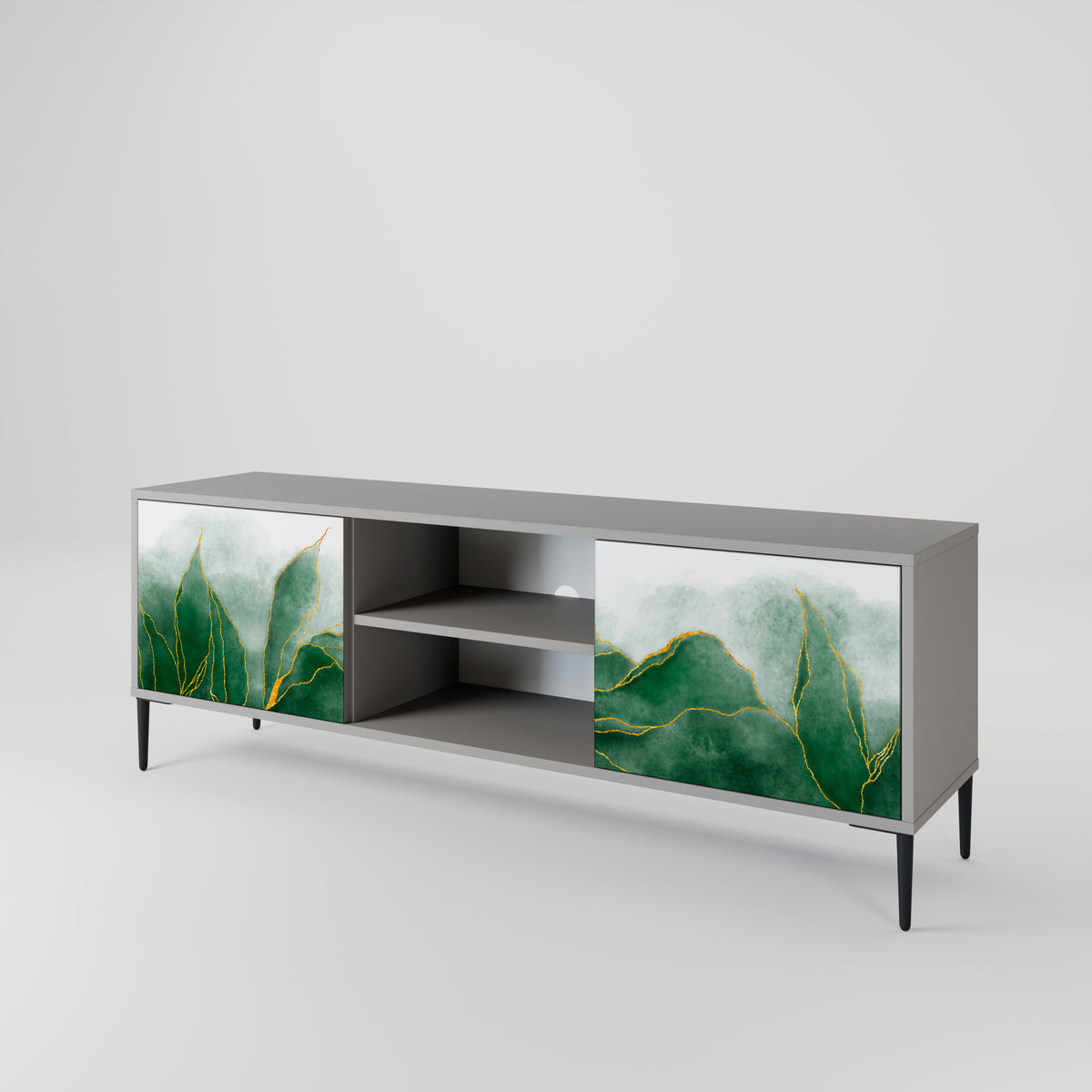 EXPENSIVE NATURE Dvoudveřový TV stolek