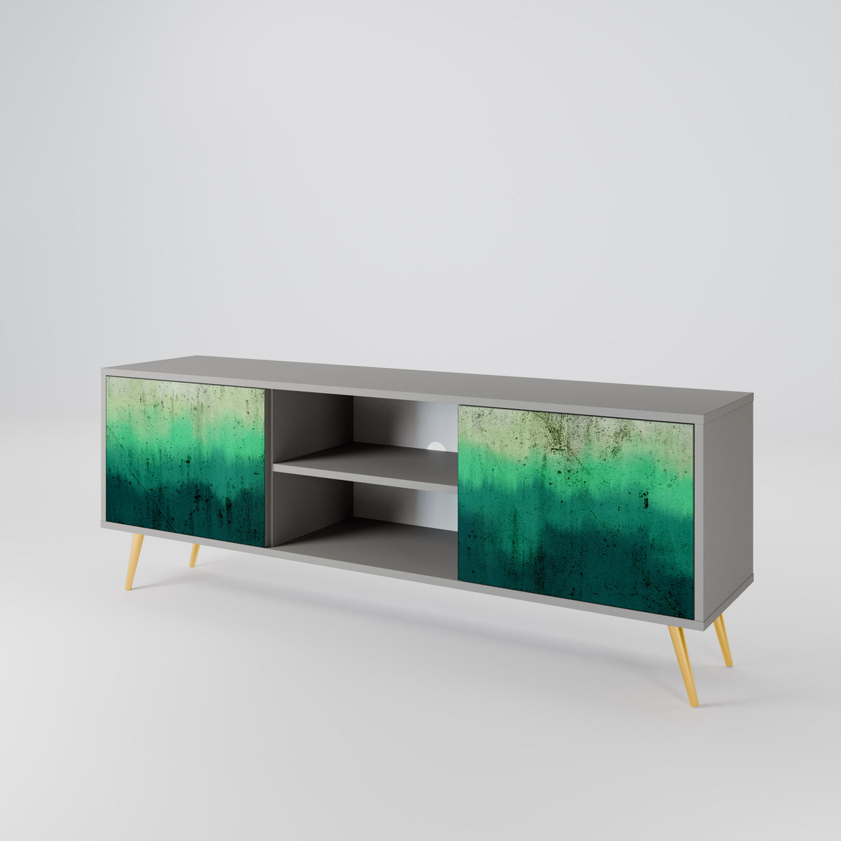 NORTHERN LIGHTS Mueble de TV de 2 Puertas