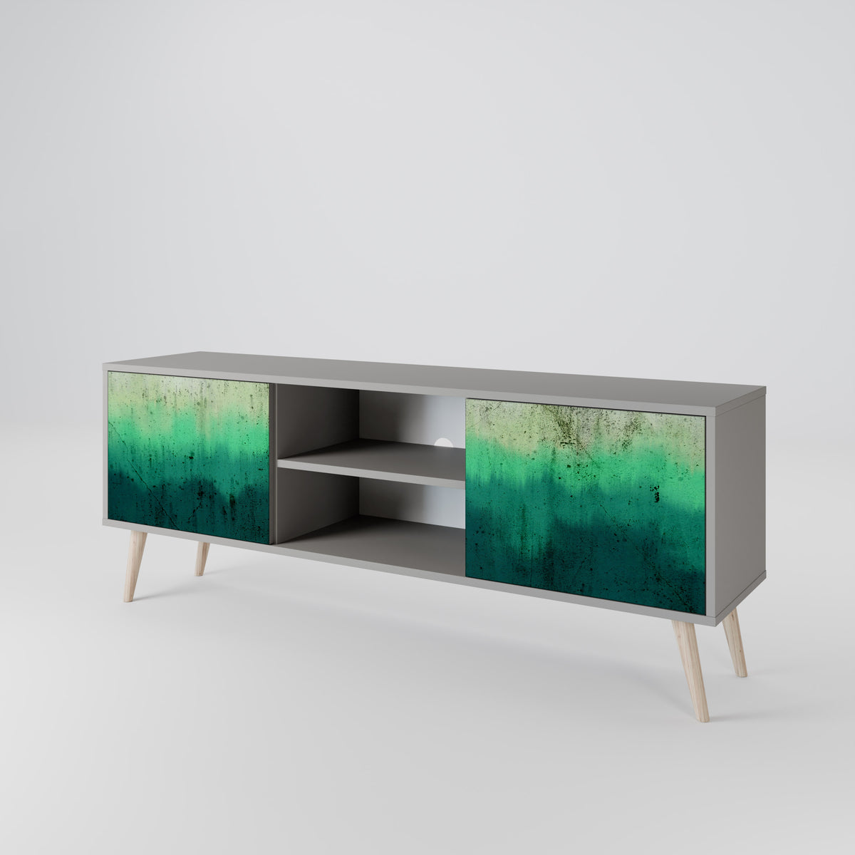 NORTHERN LIGHTS Mueble de TV de 2 Puertas