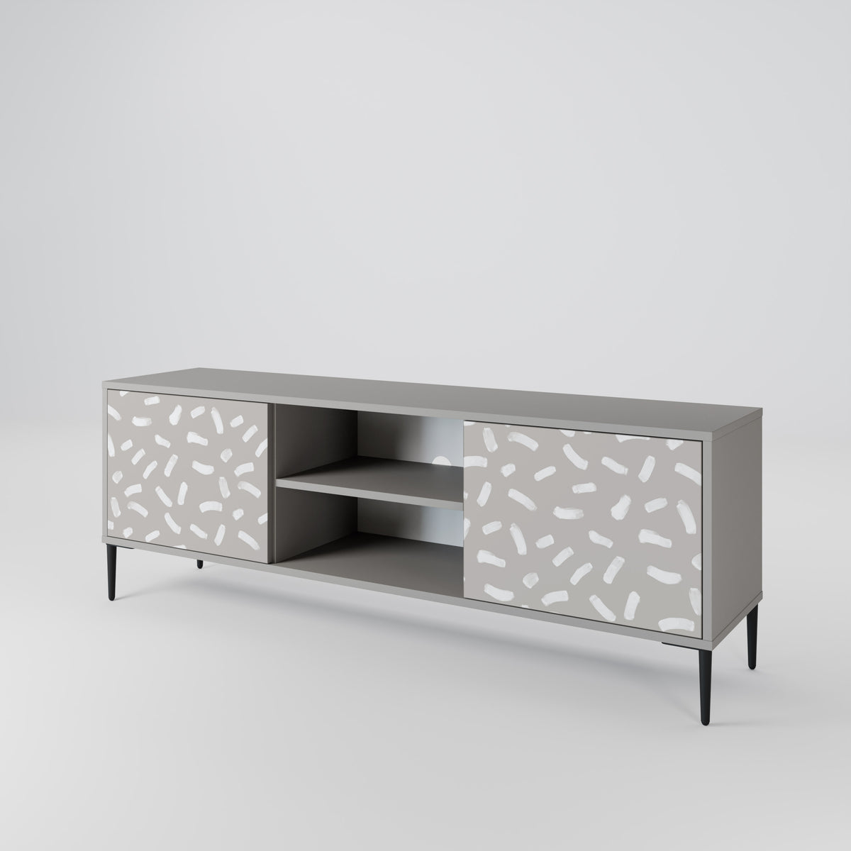 PASSING SECONDS Mueble de TV de 2 Puertas