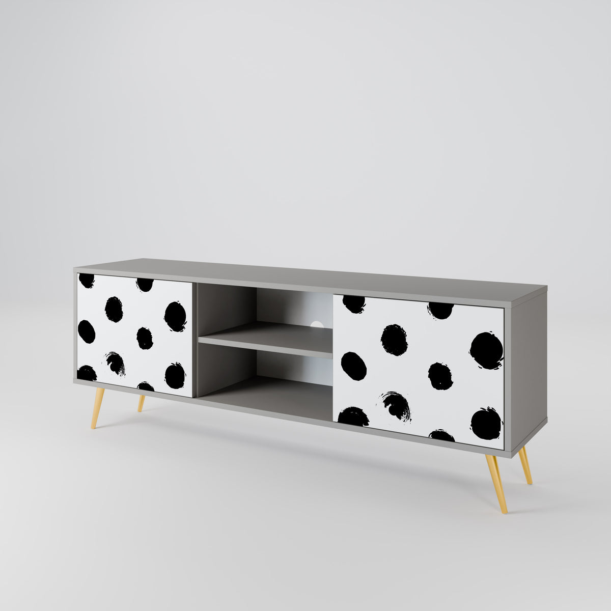 SLIPPING MINUTES 2-Door TV Cabinet