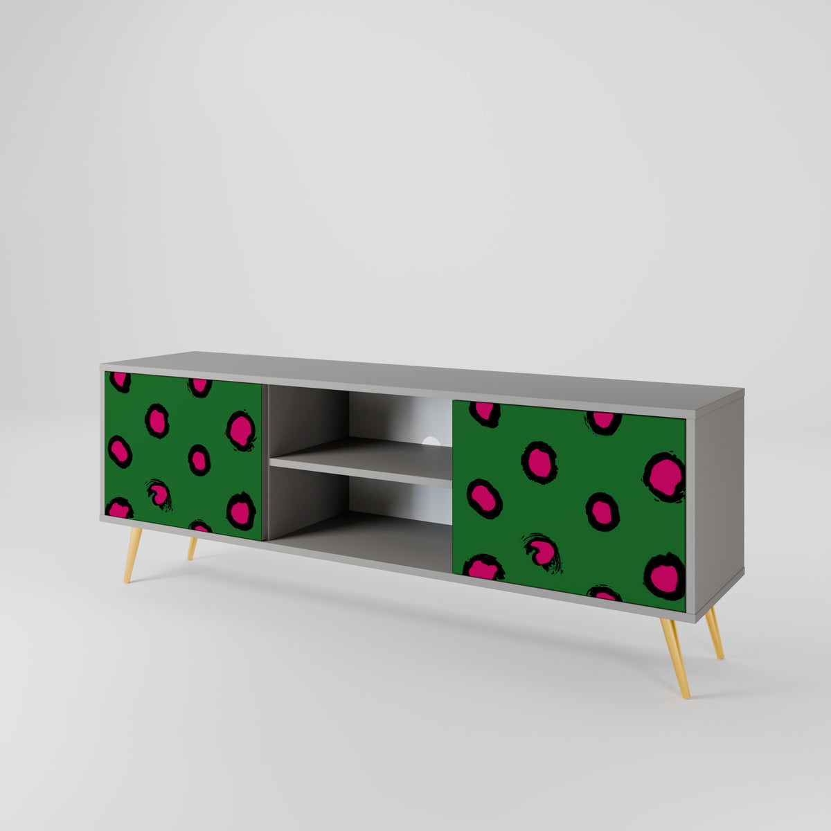 FUNKY SPOTS Έπιπλο τηλεόρασης 2-θυρών