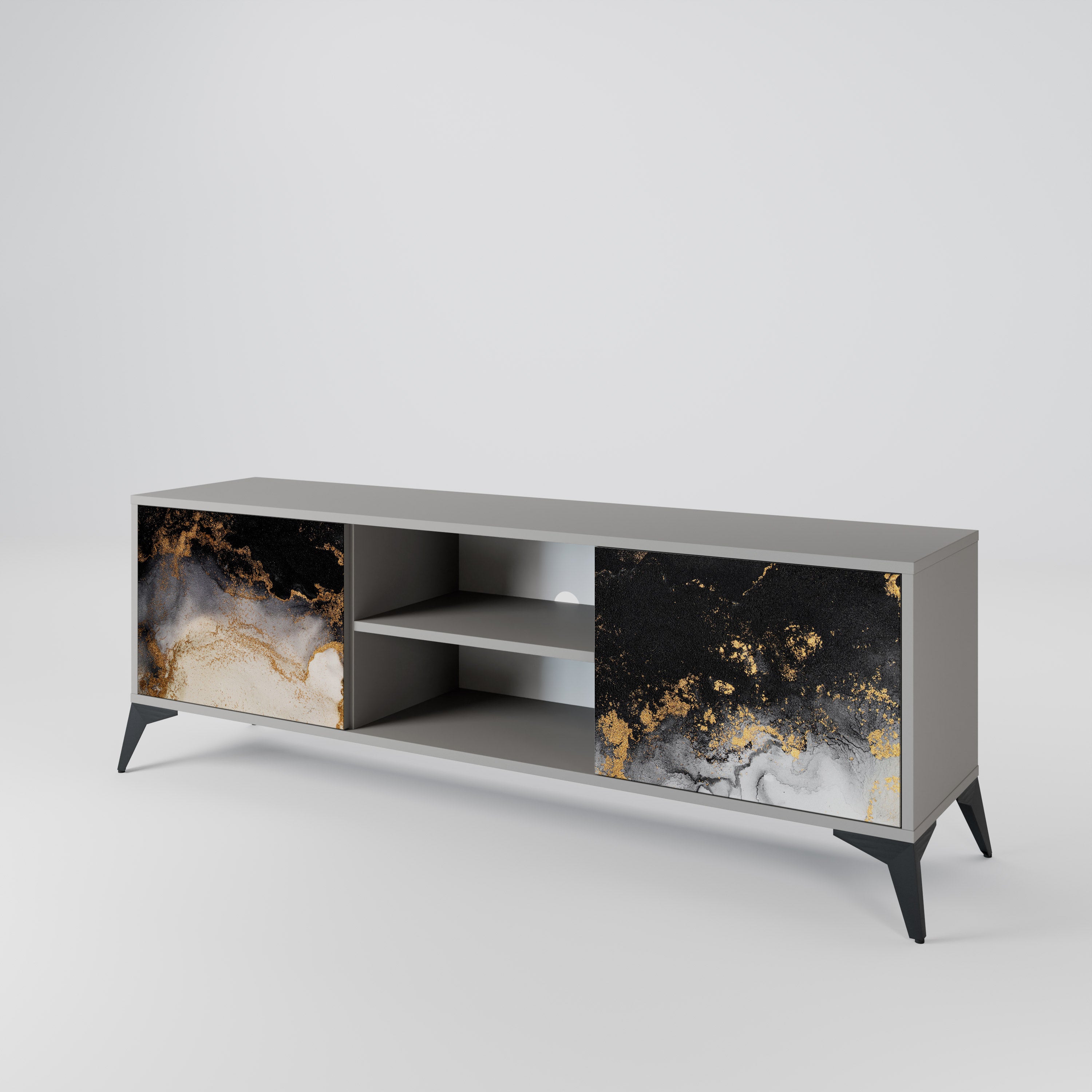 MARBLE OF TOMMORROW 2-türiges TV-Lowboard