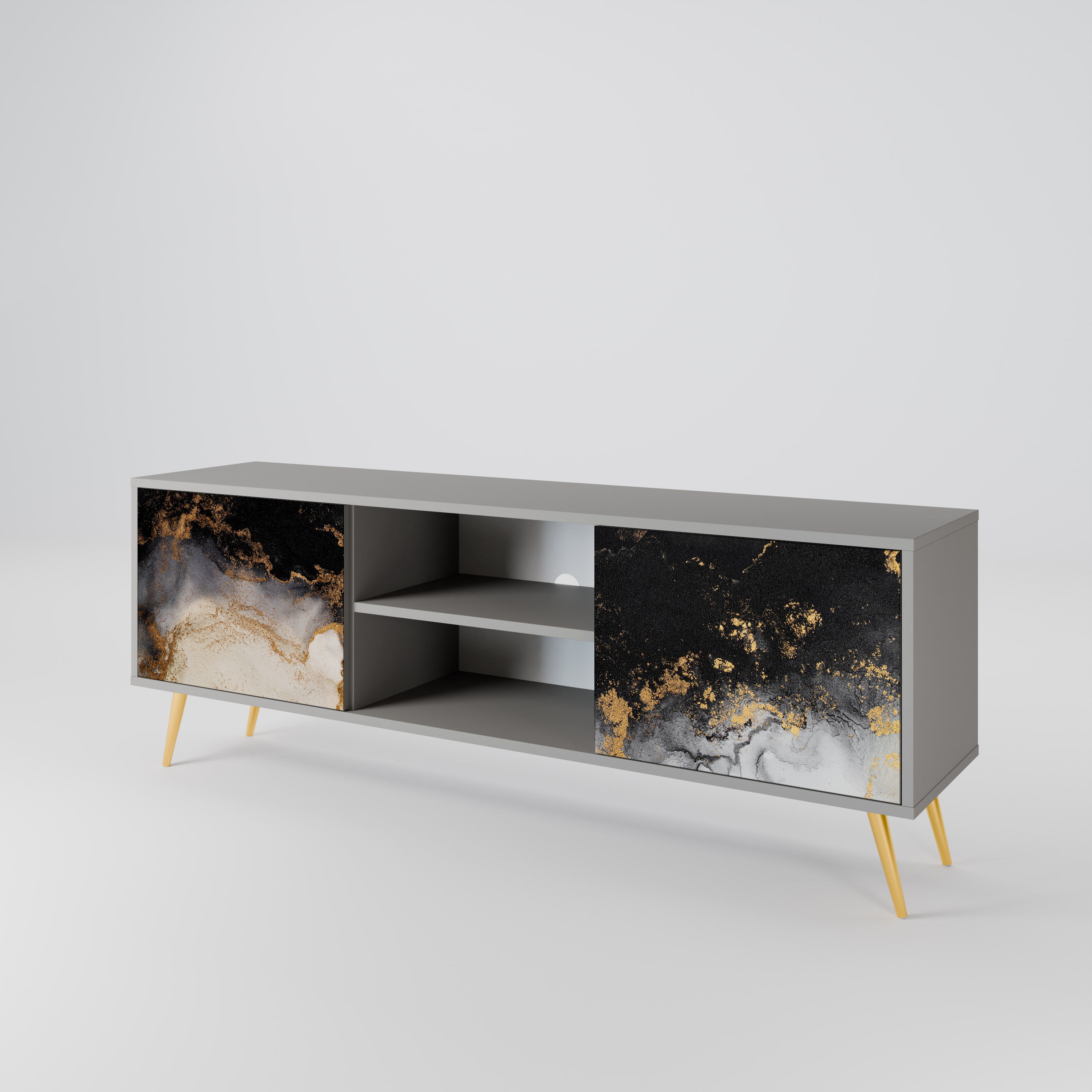 MARBLE OF TOMMORROW 2-türiges TV-Lowboard