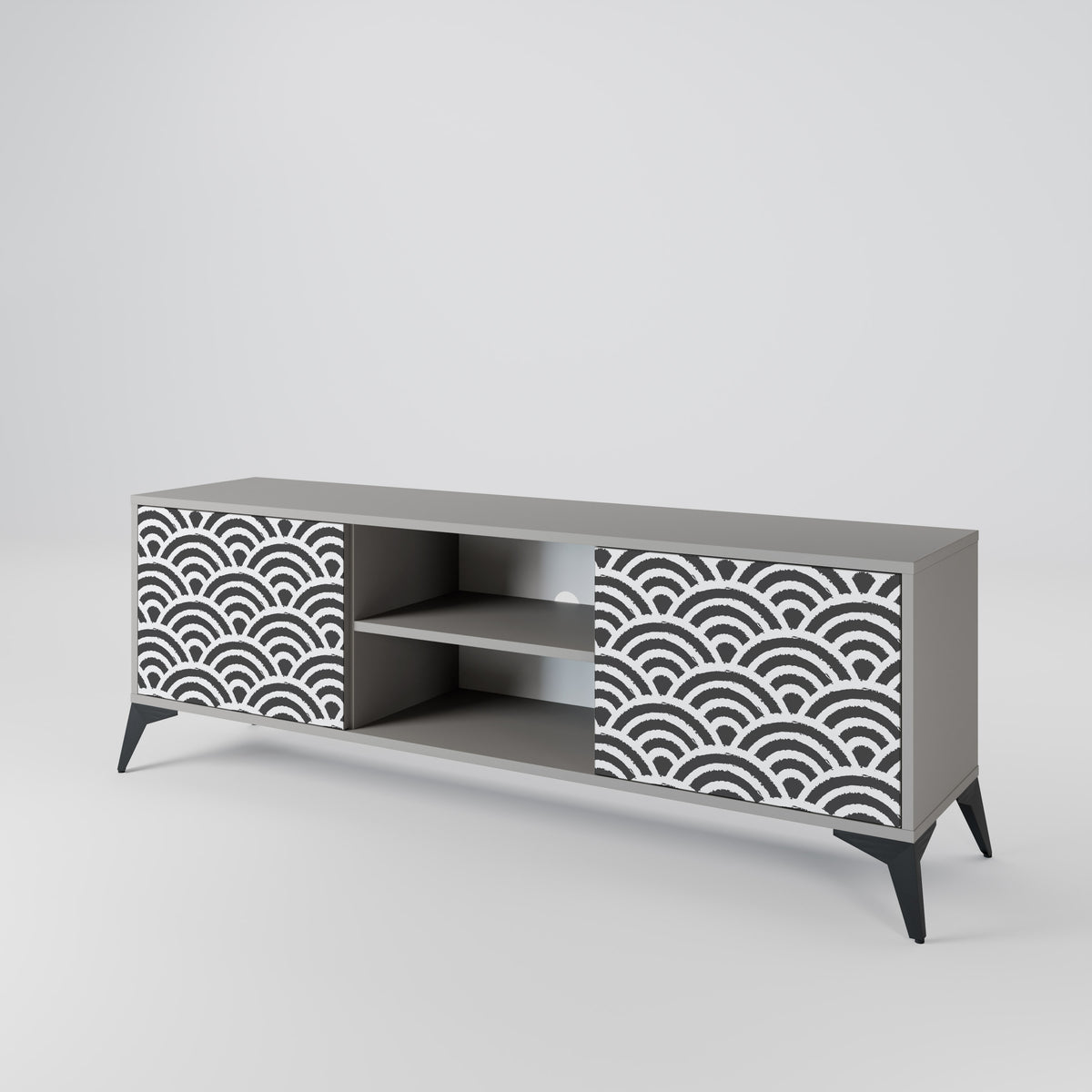 GLOOMY HOST 2-Door TV Cabinet