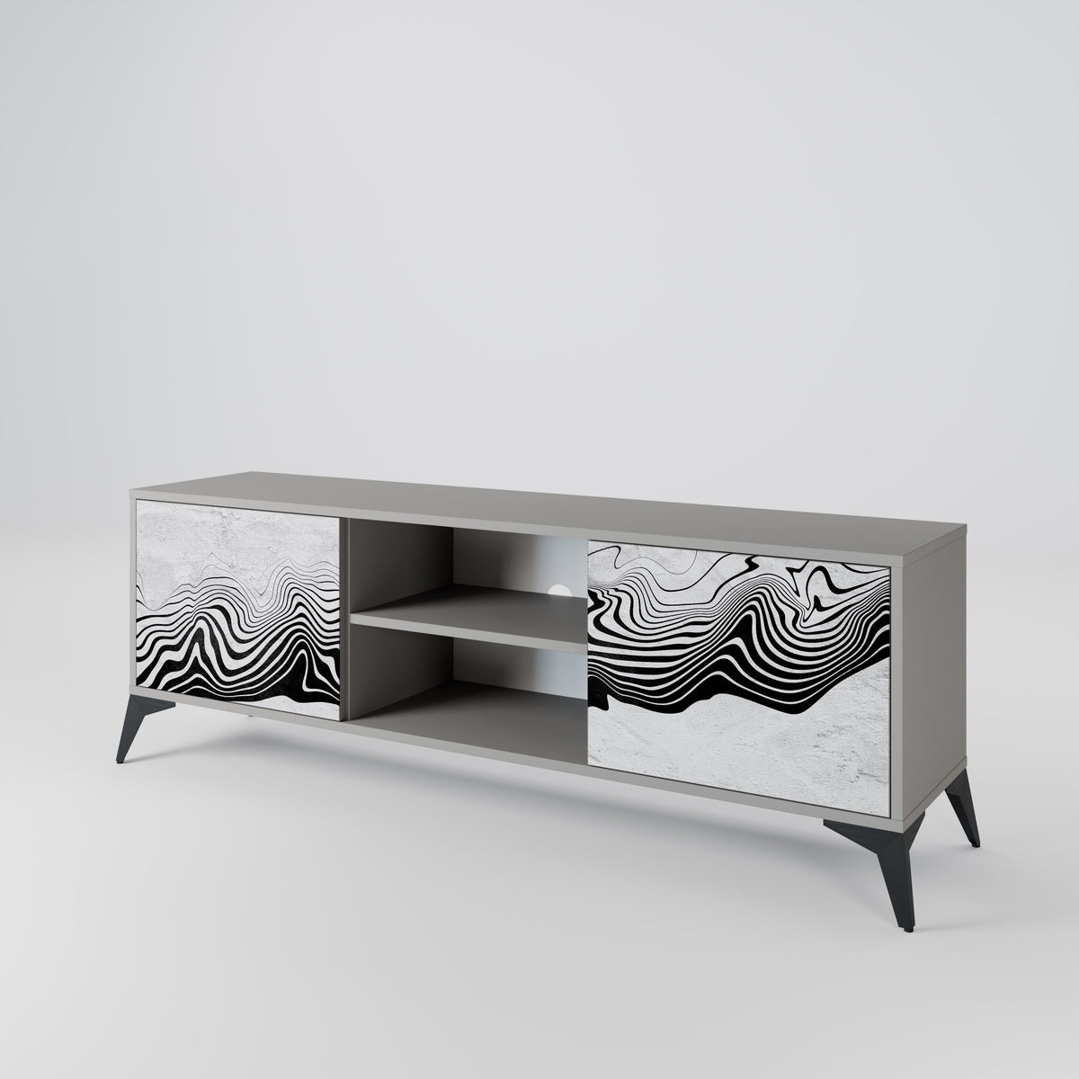 MONOCHROME MIRAGE 2-türiges TV-Lowboard
