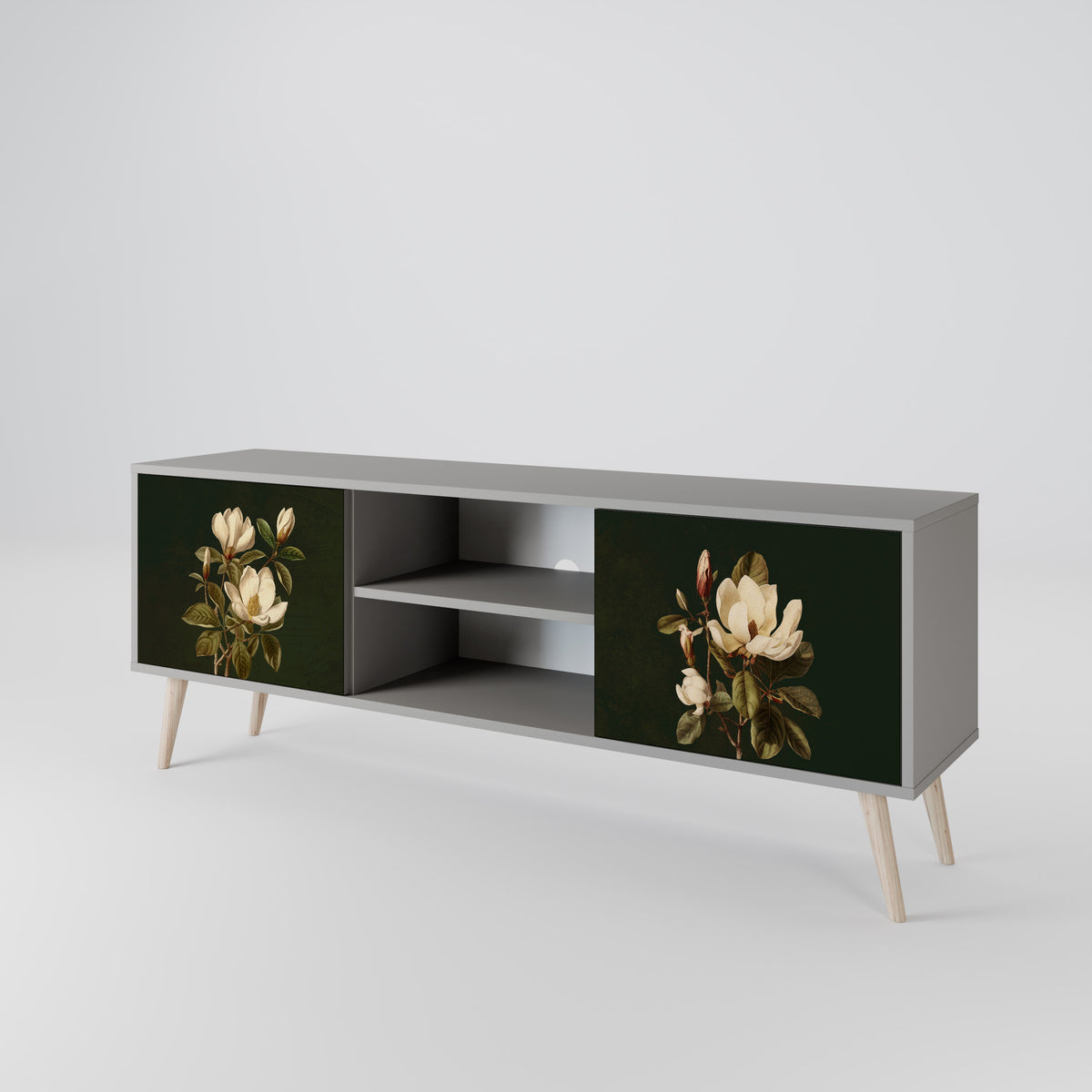 FLORAL NOIR TV-bänk med två dörrar
