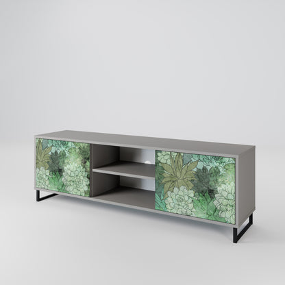 SUCCULENT CLUSTER TV-bänk med två dörrar