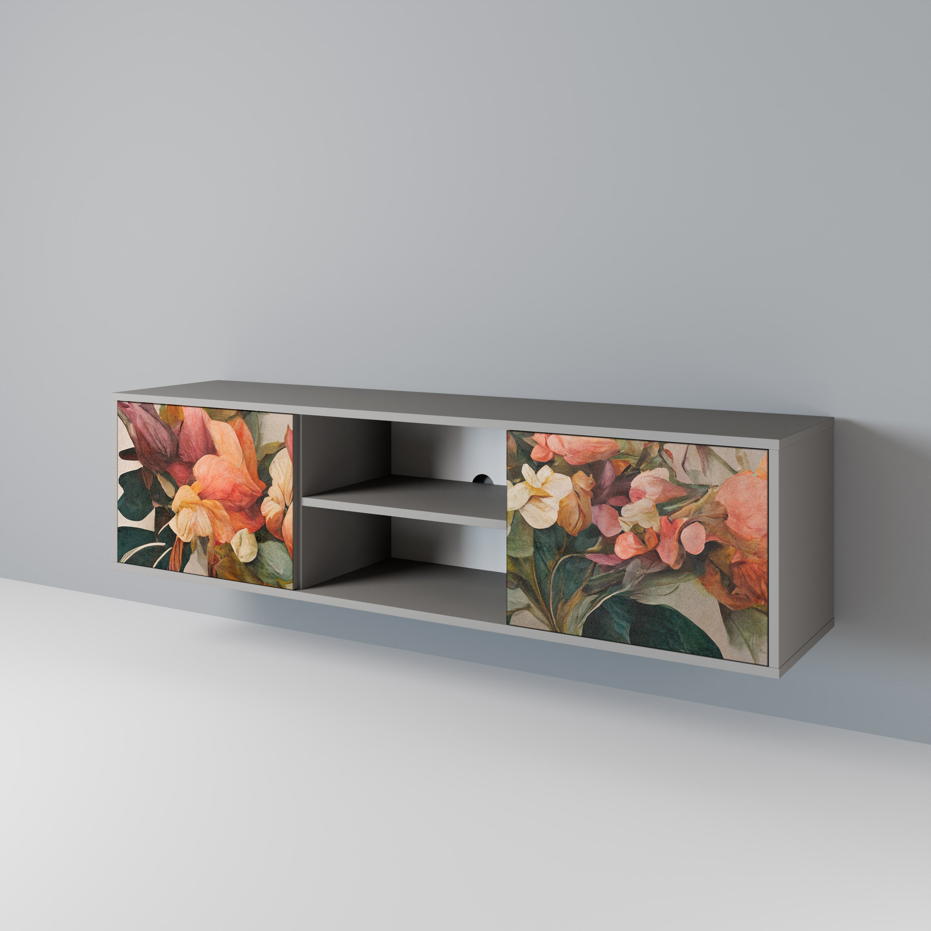 STYLISH BEAUTY Mueble de TV de 2 Puertas