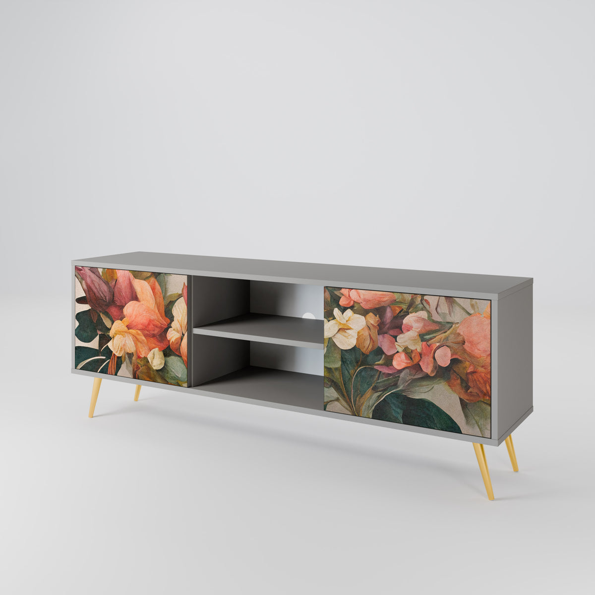 STYLISH BEAUTY 2-Door TV Cabinet