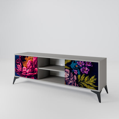 BLOOMING ELEGANCE Mueble de TV de 2 Puertas