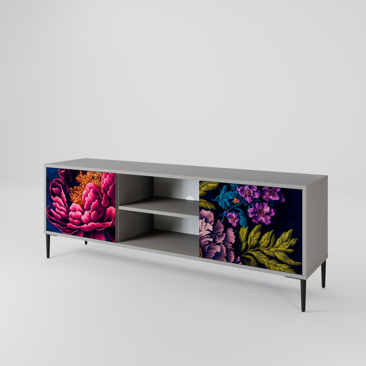 BLOOMING ELEGANCE 2-türiges TV-Lowboard