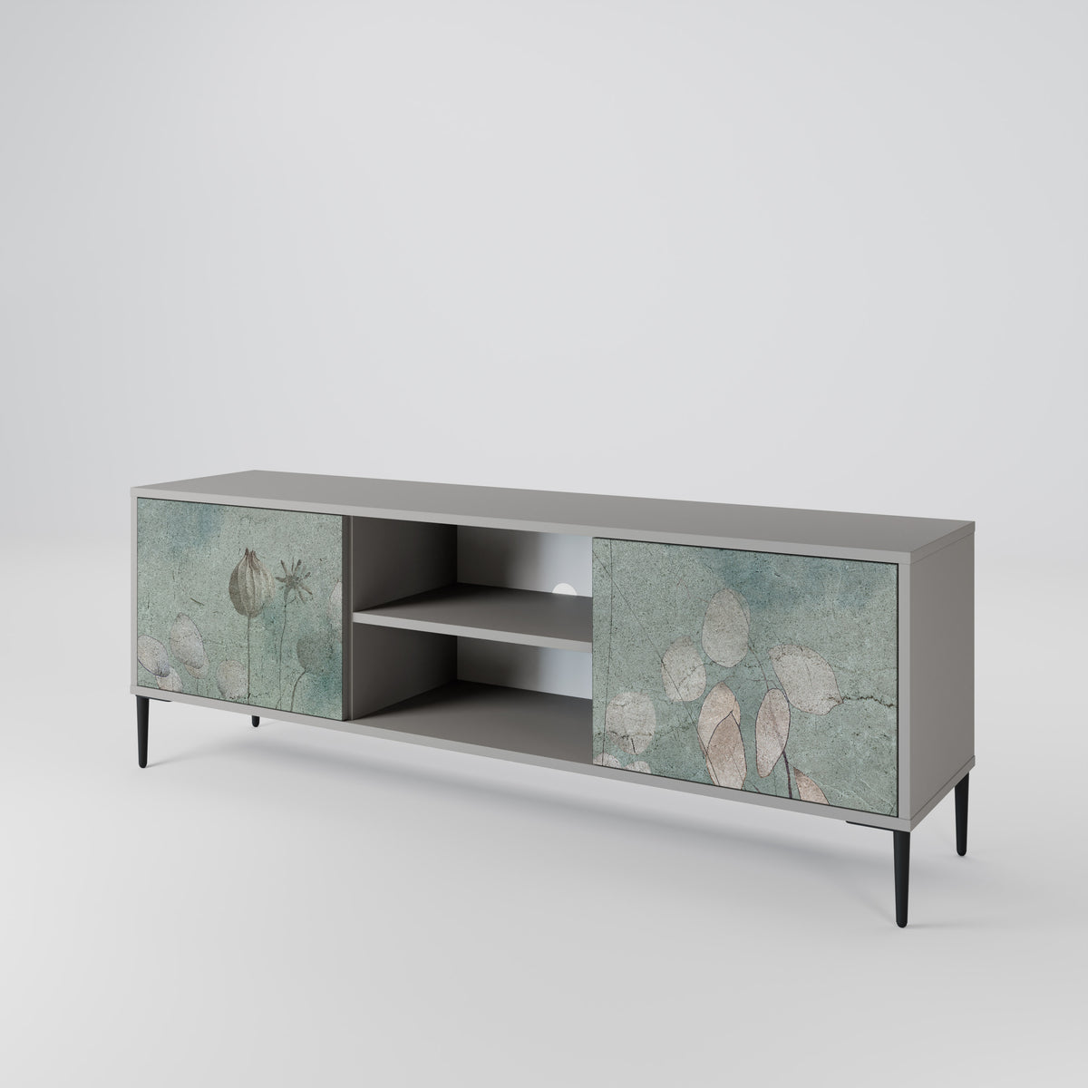 NIGHT LADY Mueble de TV de 2 Puertas