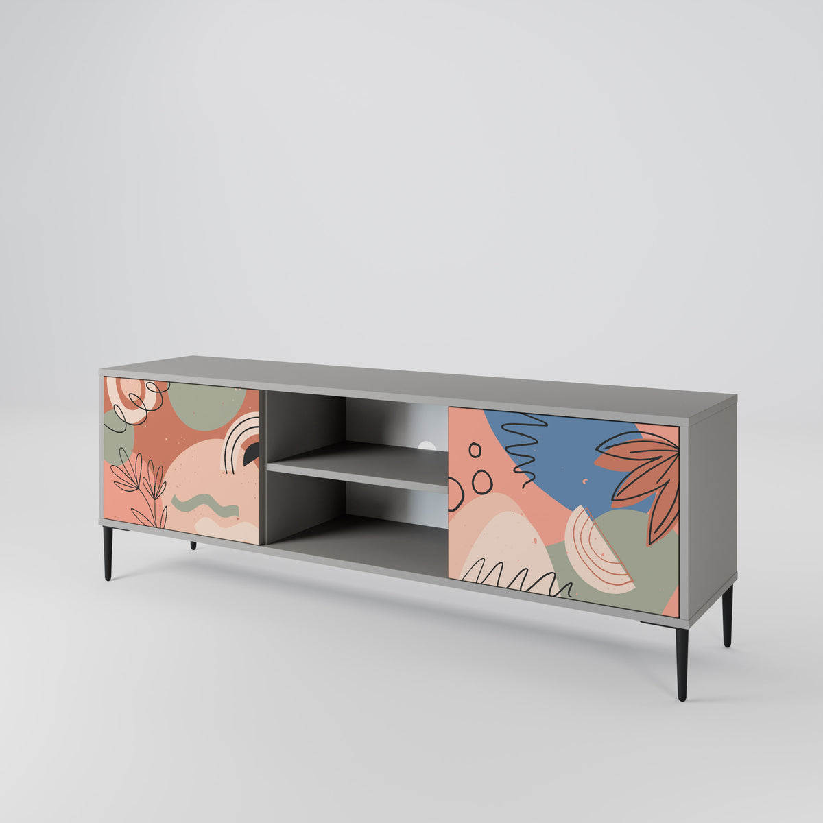 PASTEL DESTINY 2-Door TV Cabinet