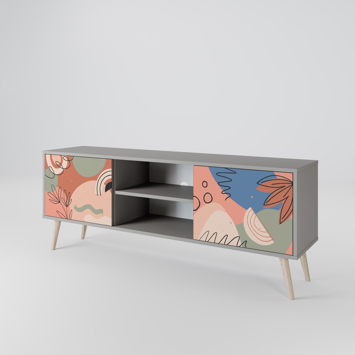 PASTEL DESTINY 2-Door TV Cabinet