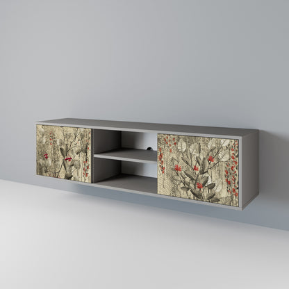 HERBAL GRACE Mueble de TV de 2 Puertas