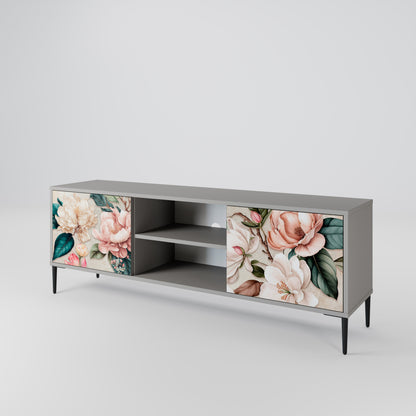 FLORAL GRACE TV-bänk med två dörrar