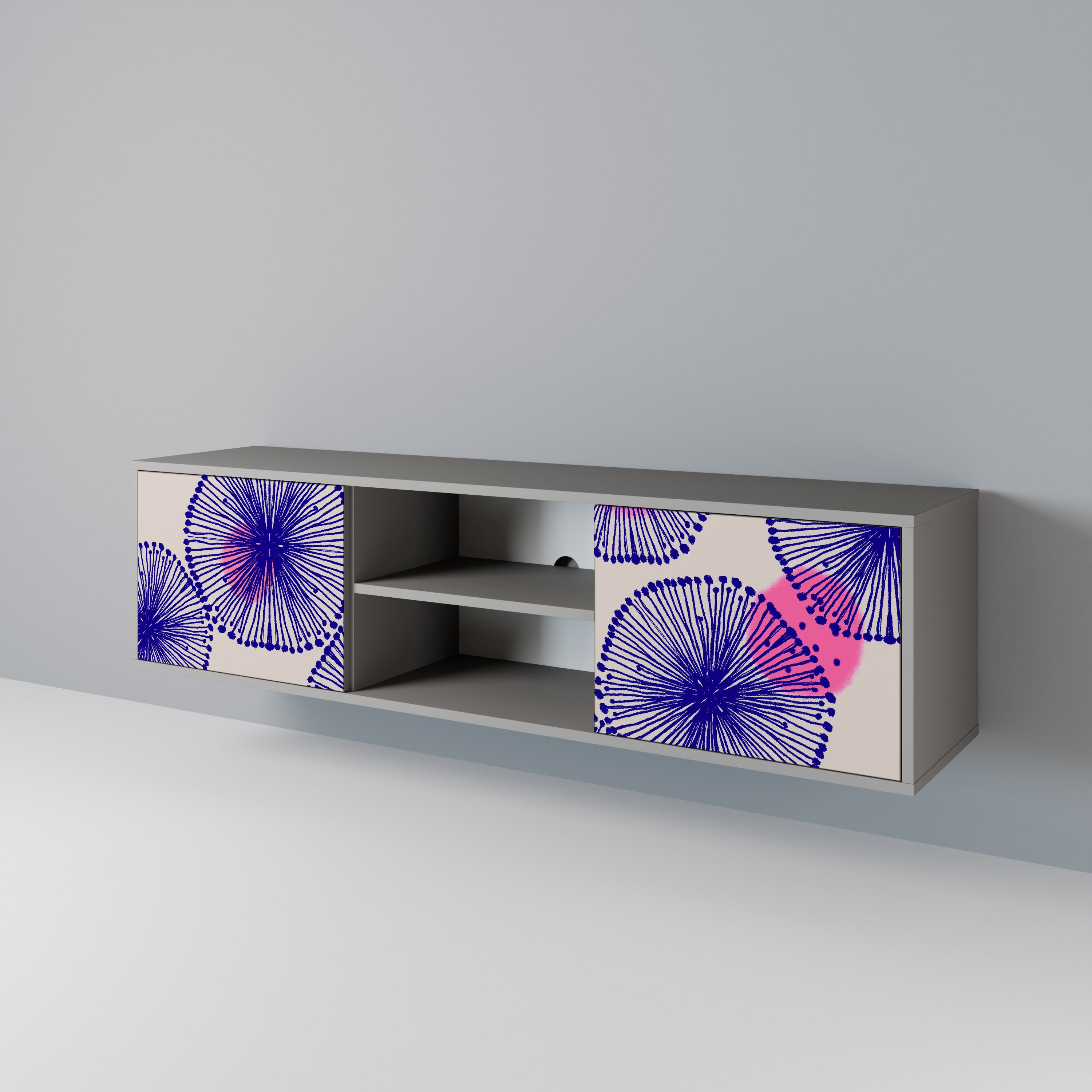 MAGIC NATURE Mueble de TV de 2 Puertas