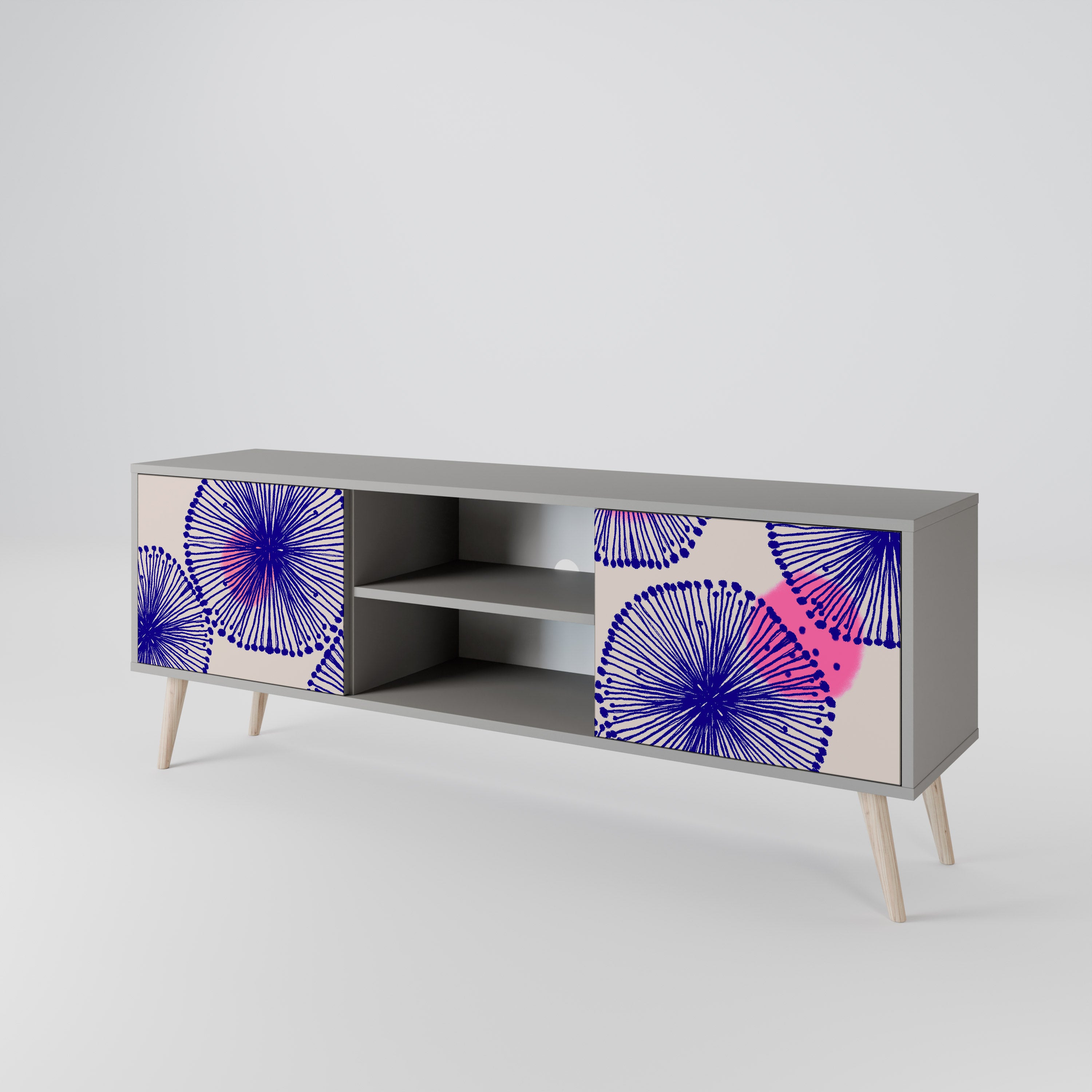 MAGIC NATURE Mueble de TV de 2 Puertas